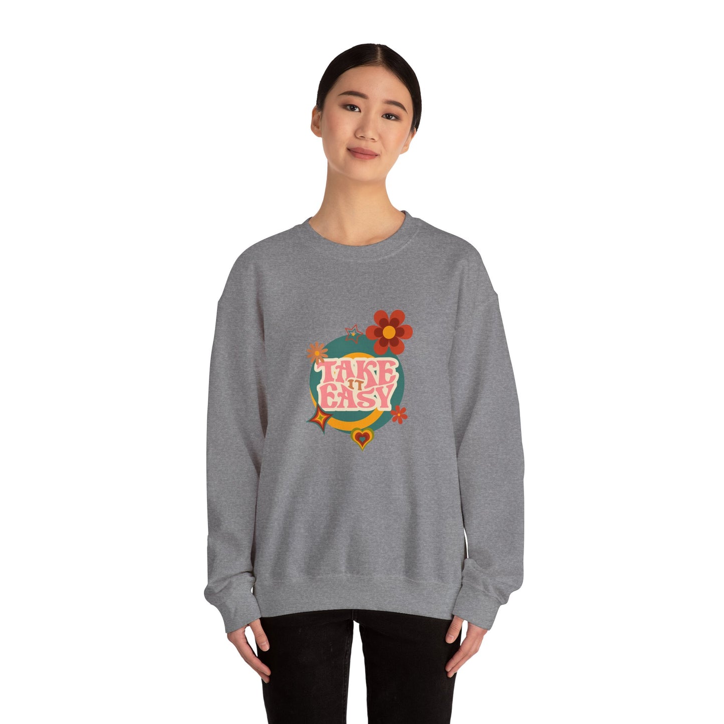 Unisex Retro Vibes Take It Easy Sweatshirt