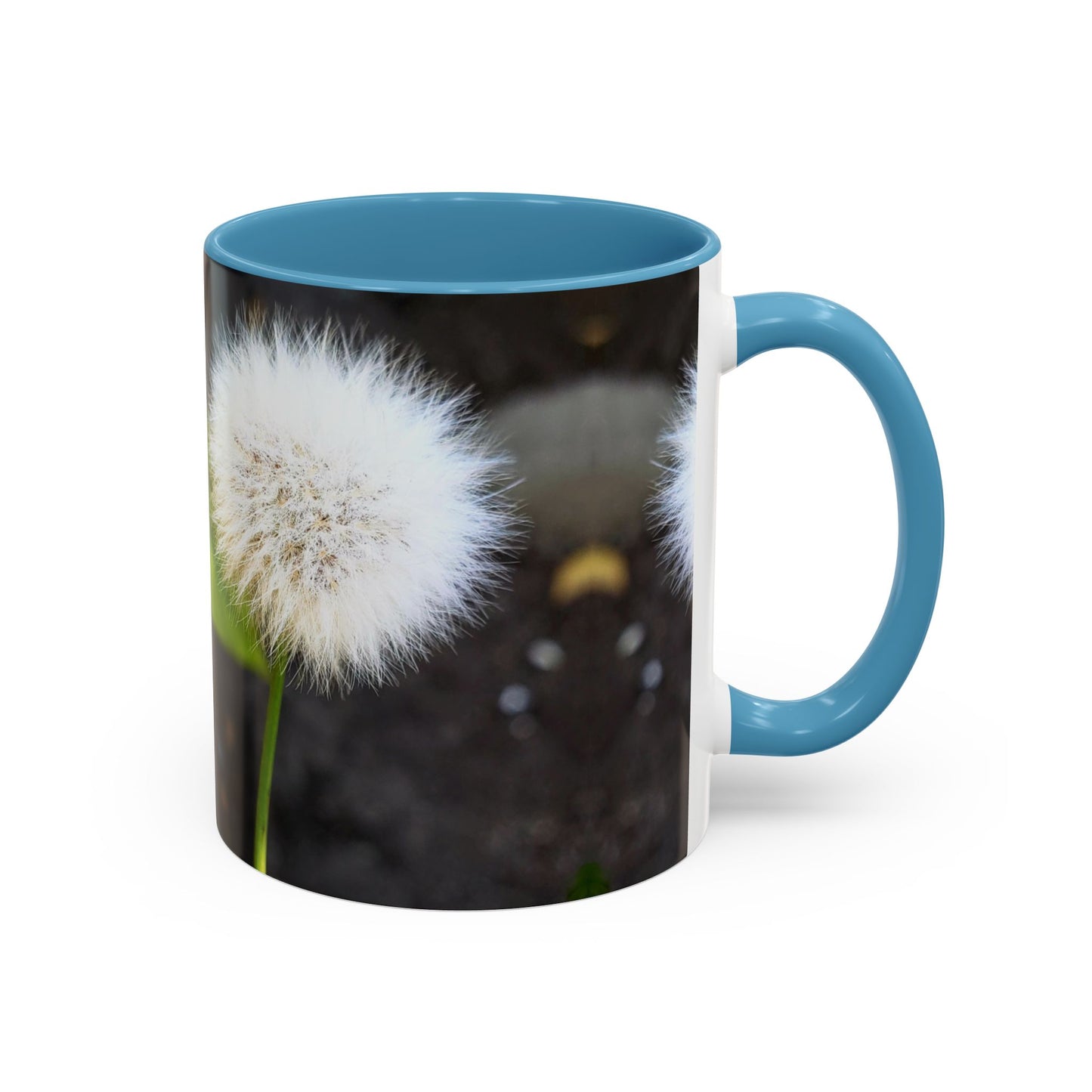 11oz/15oz Garden Themed Dandelion Flower Coffee Mug