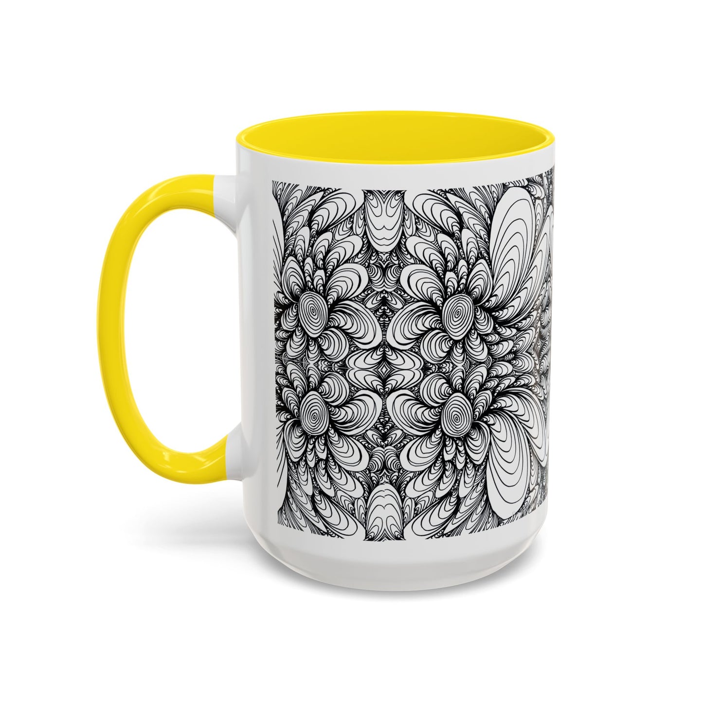11oz/15oz Original Line Art Mug - Blooms