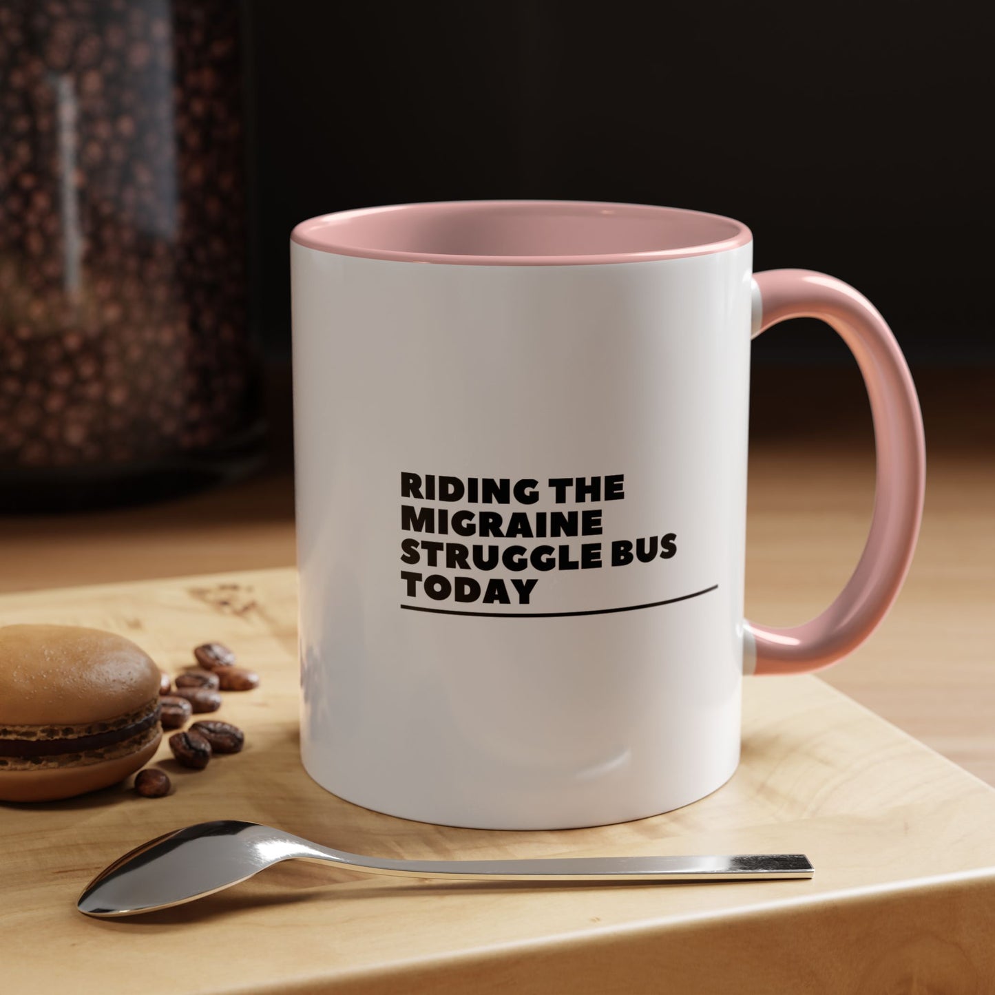 11oz/15oz Migraine Day Invisible Illness Warrior Riding The Migraine Struggle Bus Coffee Mug