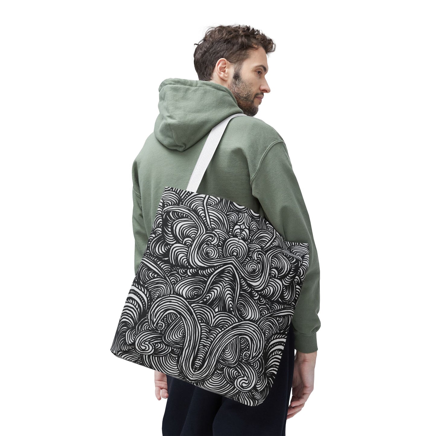 Unisex Original Line Art All Over Print Tote Bag - Mirage