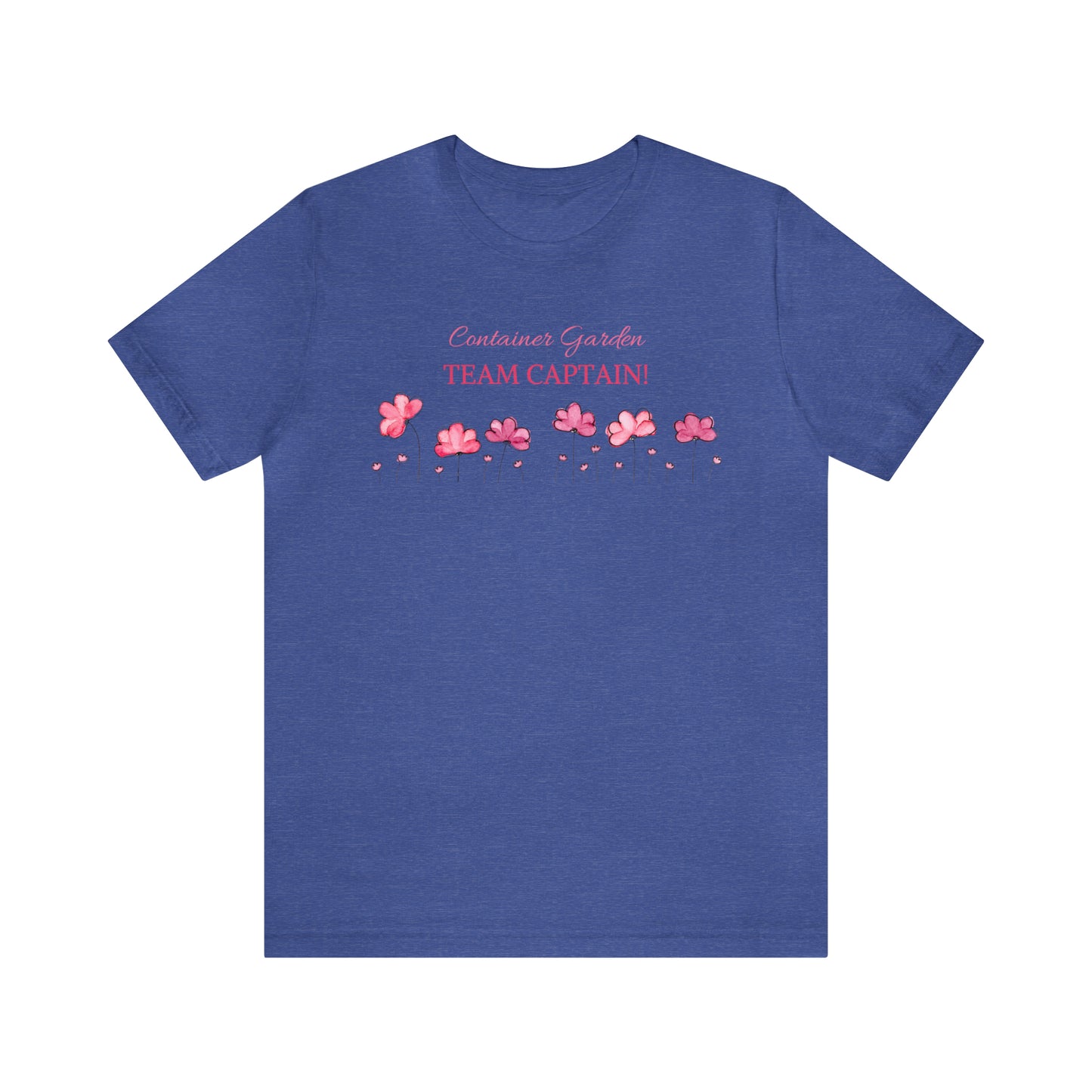 Unisex Gardening Shirt, Container Garden Team Captain T-Shirt