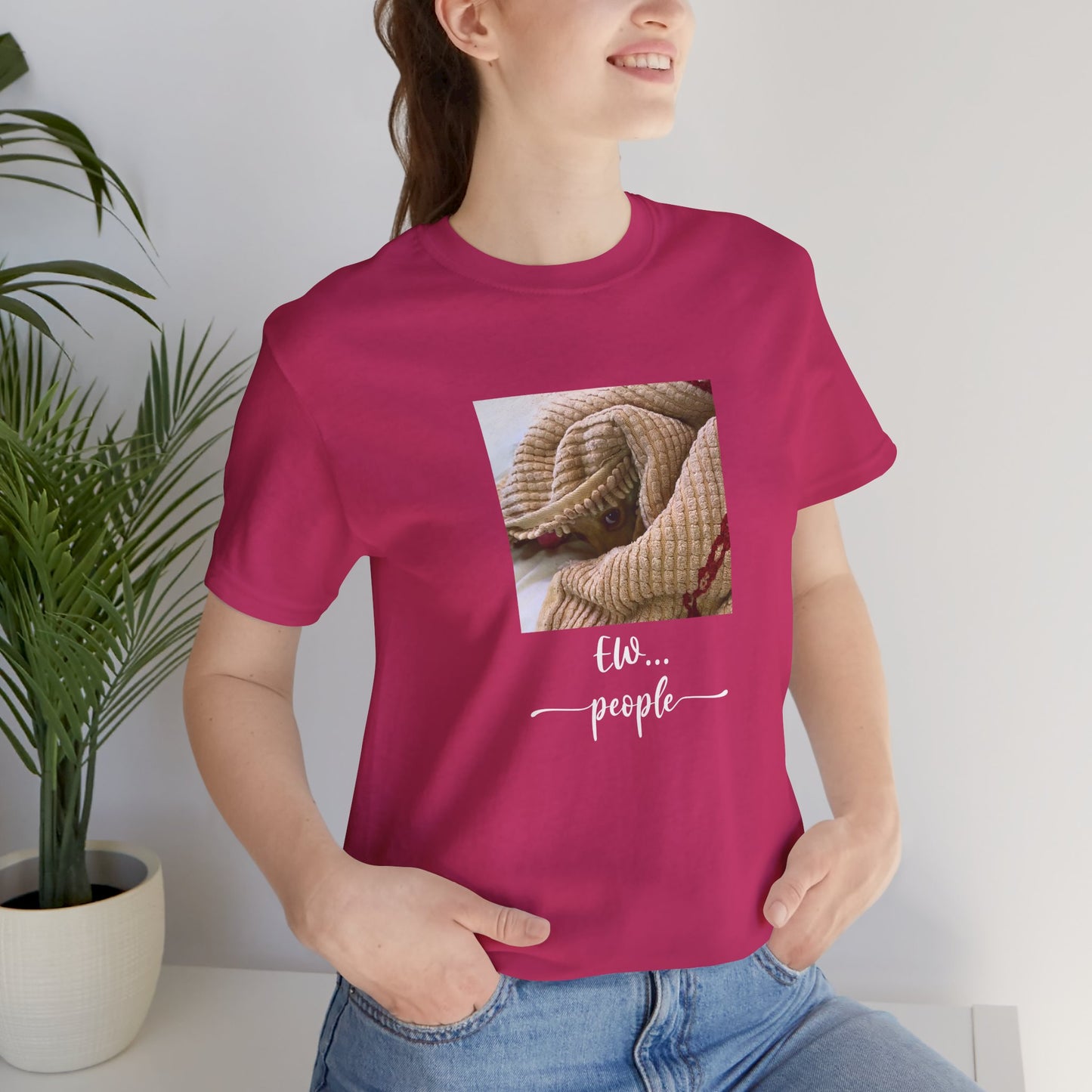 Unisex EW People Introvert Hiding Chihuahua T-Shirt