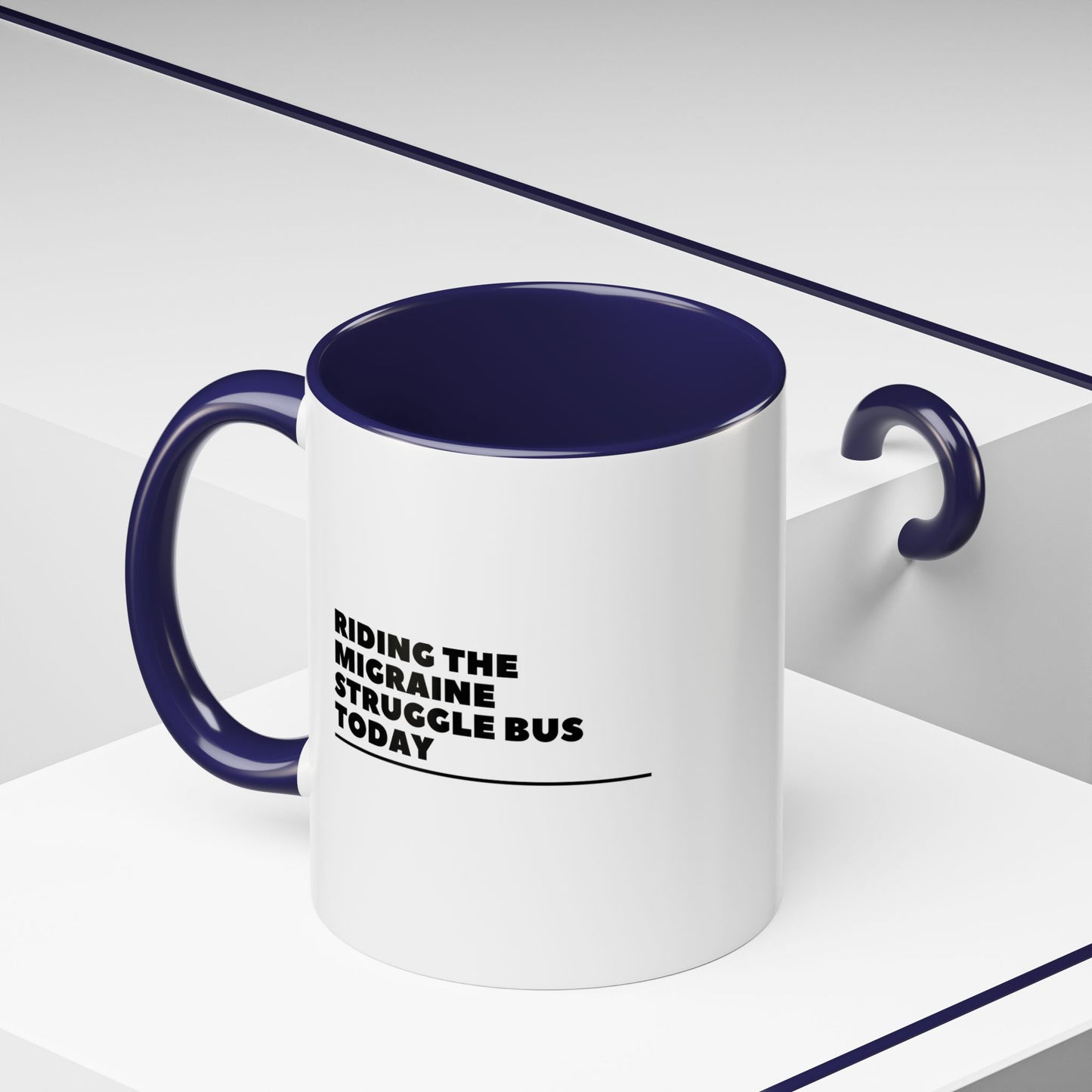 11oz/15oz Migraine Day Invisible Illness Warrior Riding The Migraine Struggle Bus Coffee Mug