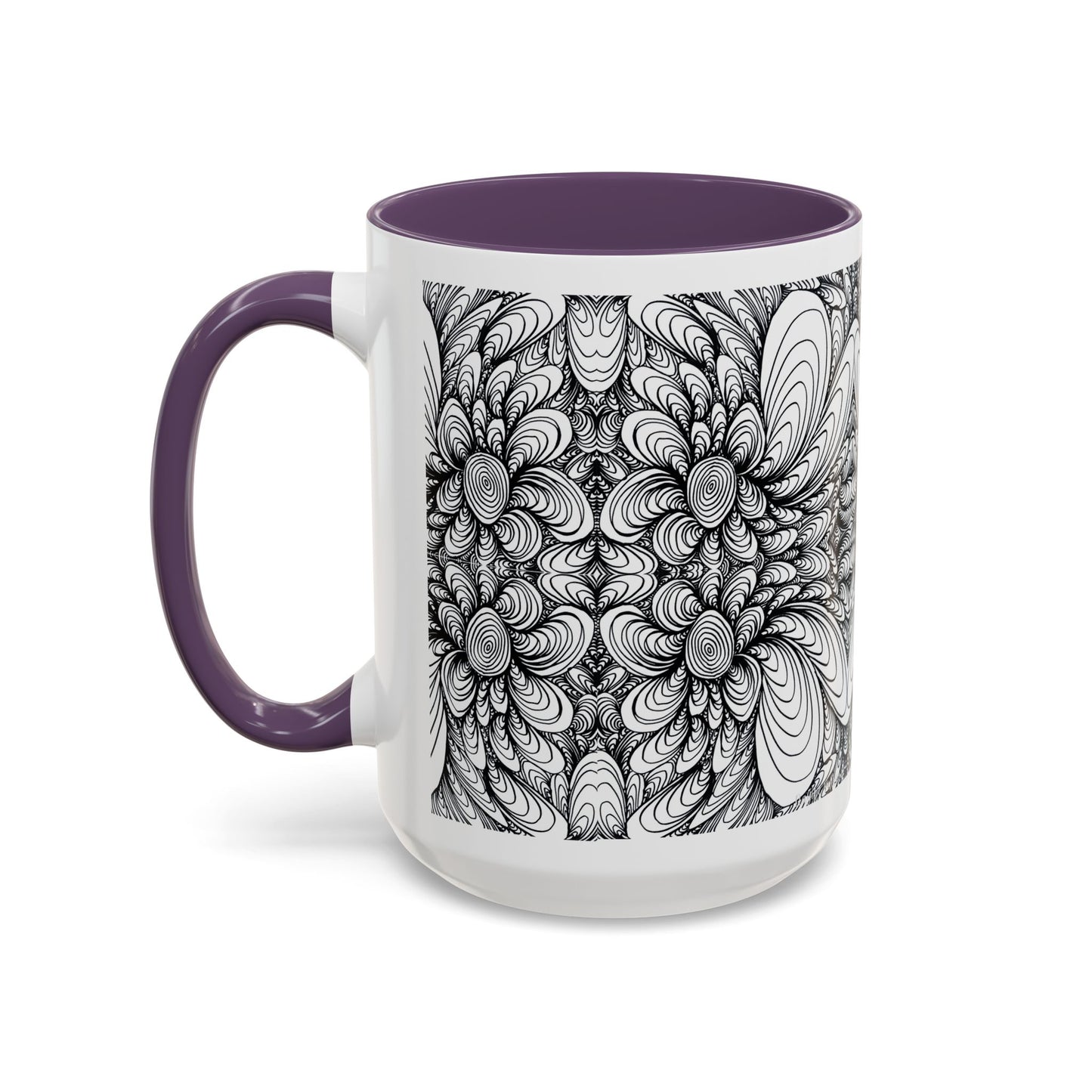 11oz/15oz Original Line Art Mug - Blooms
