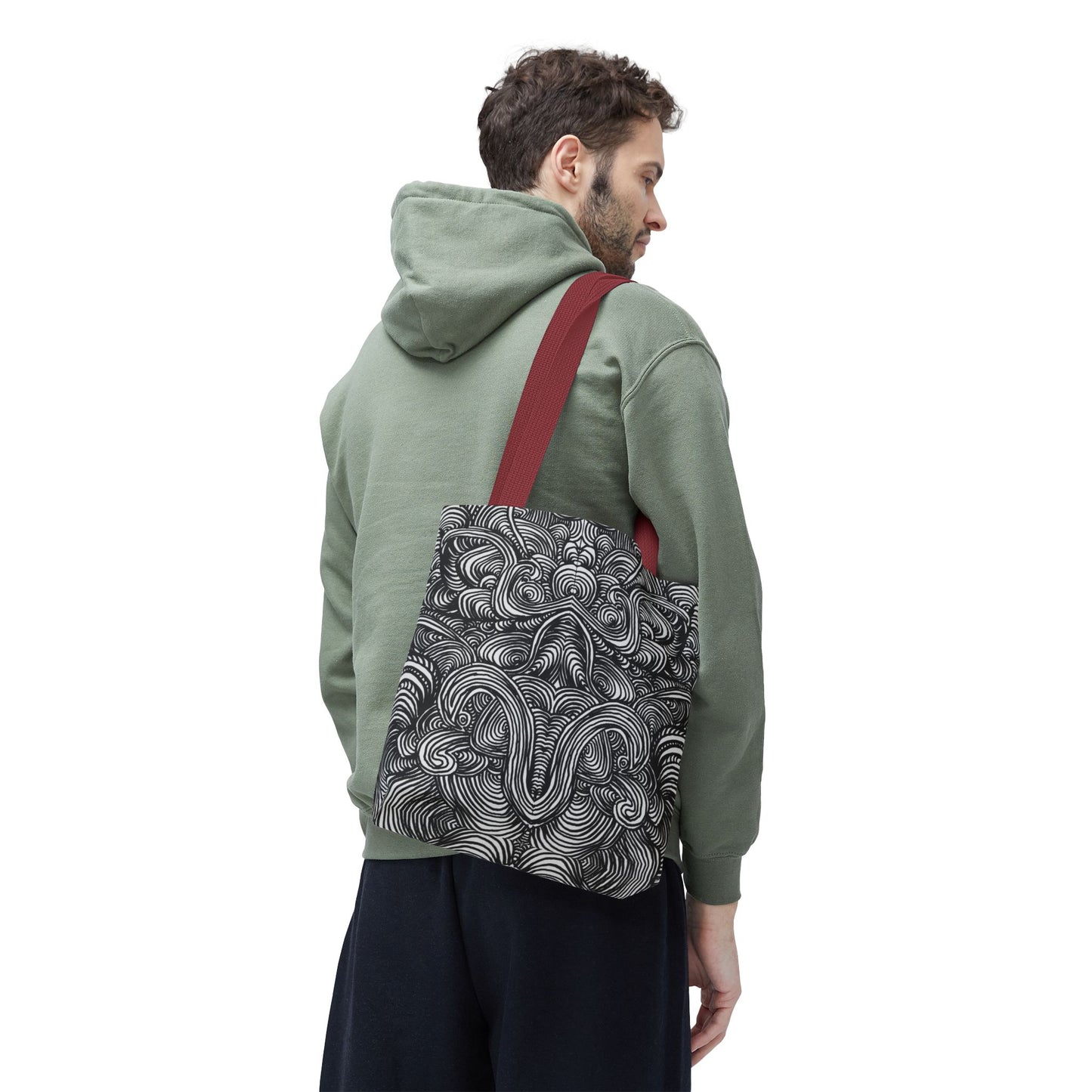 Unisex Original Line Art All Over Print Tote Bag - Mirage