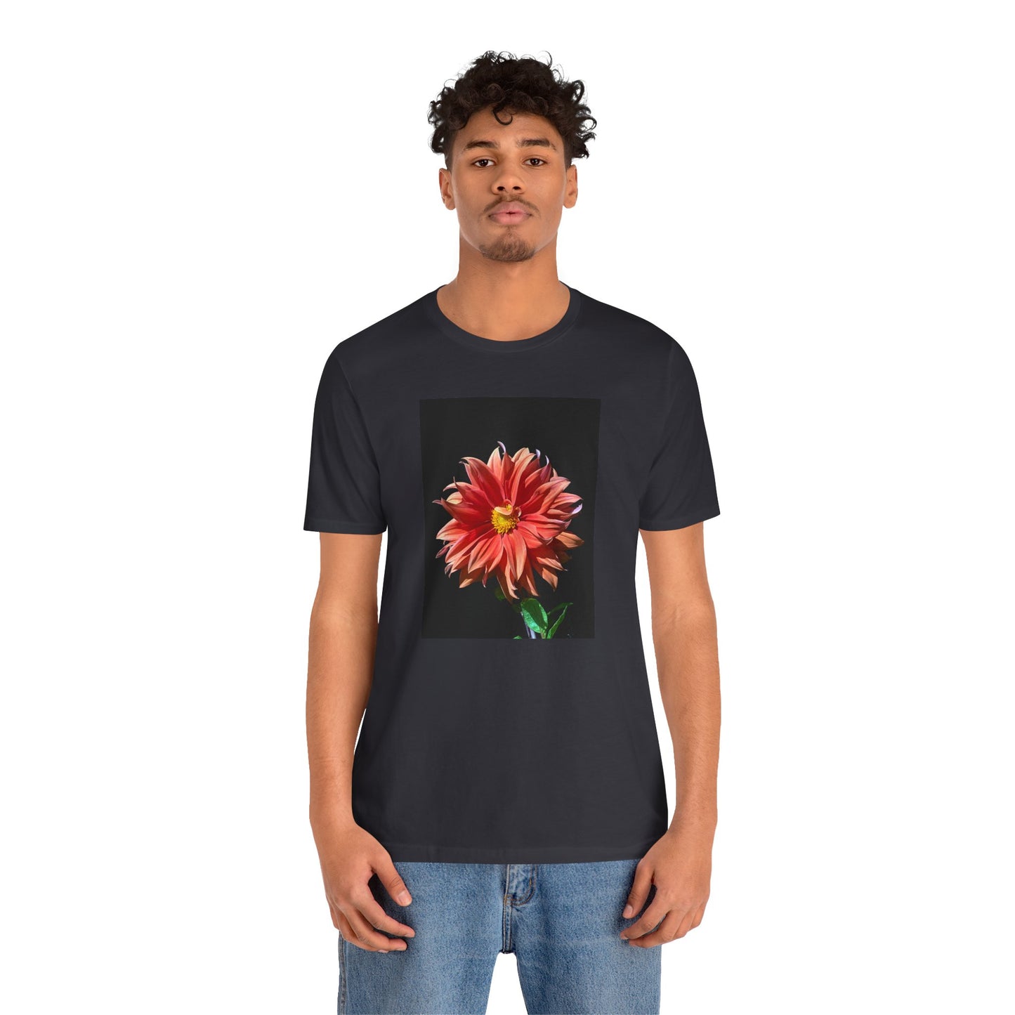 Unisex Jersey Short Sleeve Dahlia Flower T-Shirt