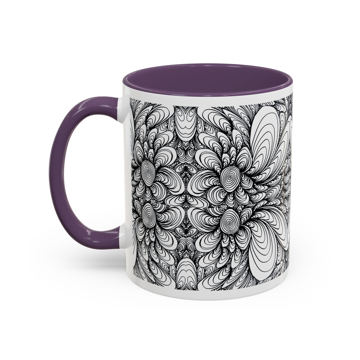 11oz/15oz Original Line Art Mug - Blooms