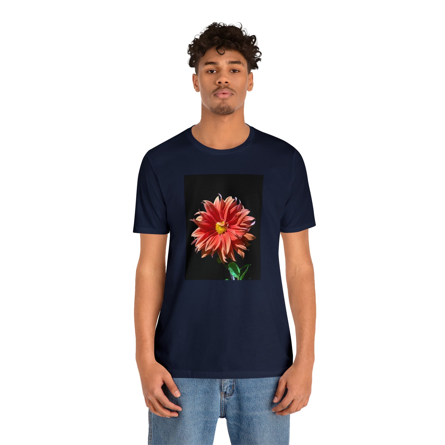 Unisex Jersey Short Sleeve Dahlia Flower T-Shirt