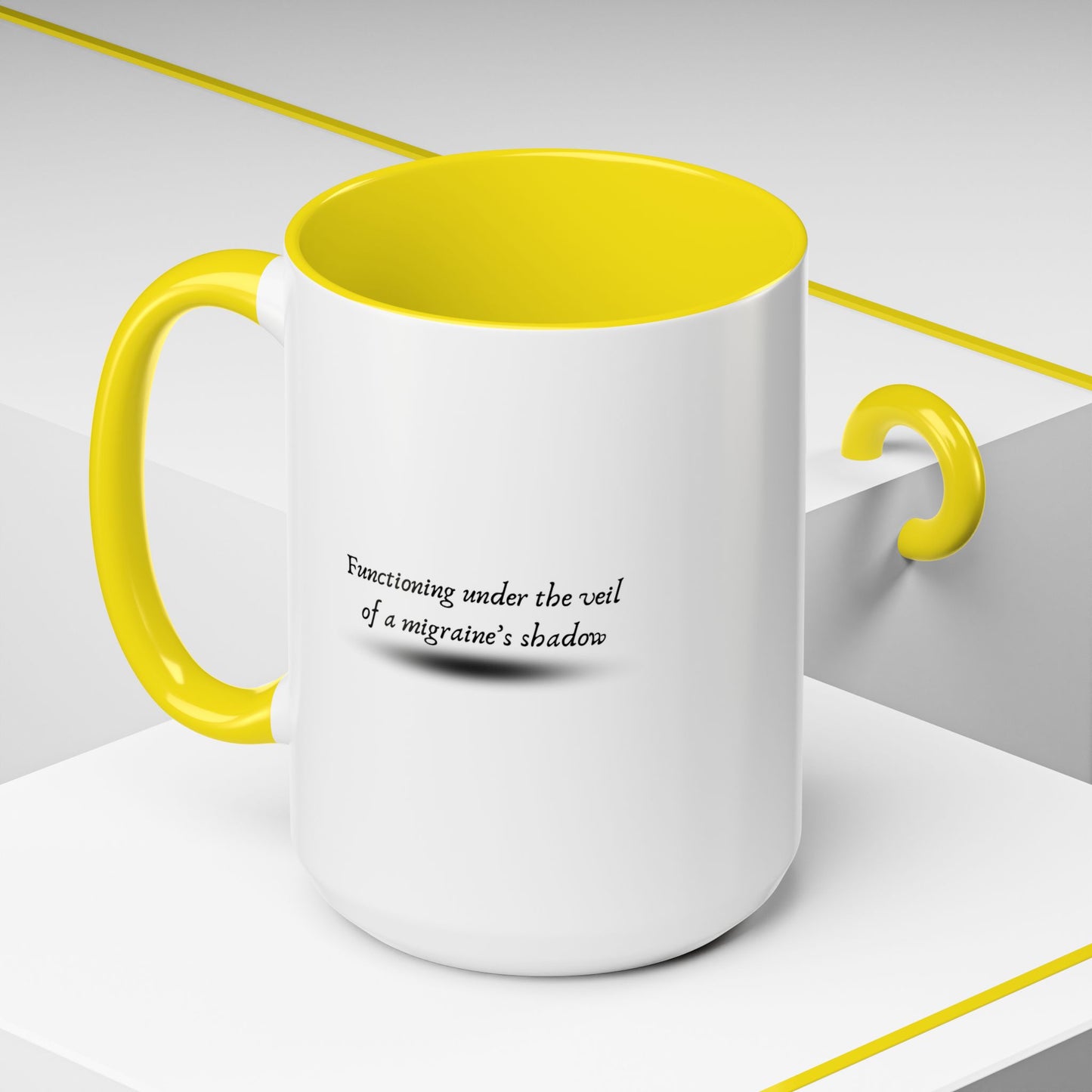 11oz/15oz Migraine Day Invisible Illness Warrior Functioning Under The Veil of a Migraines Shadow Coffee Mug