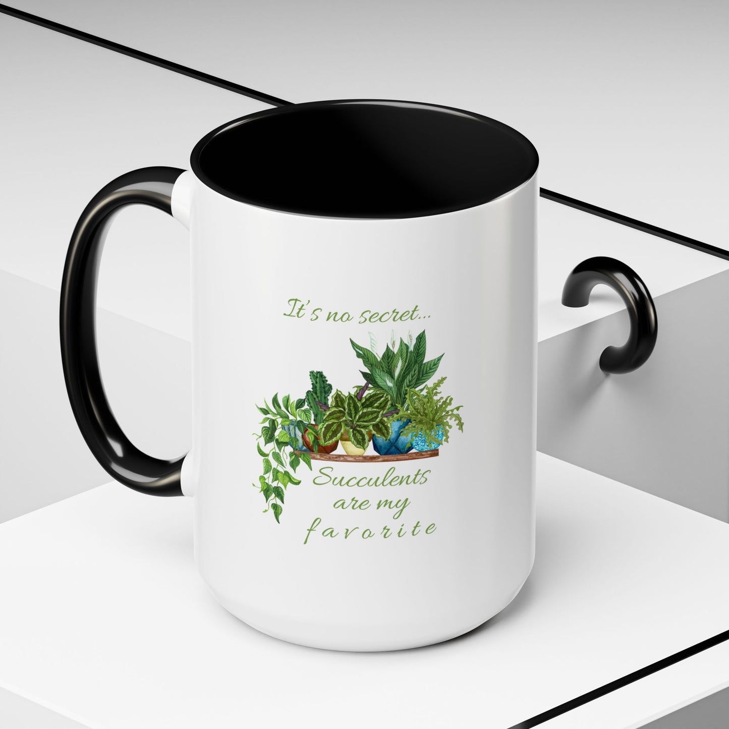 11oz/15oz Garden Themed Succulent Plant Parent Container Gardener Succulents Are My Favorite Coffee Mug