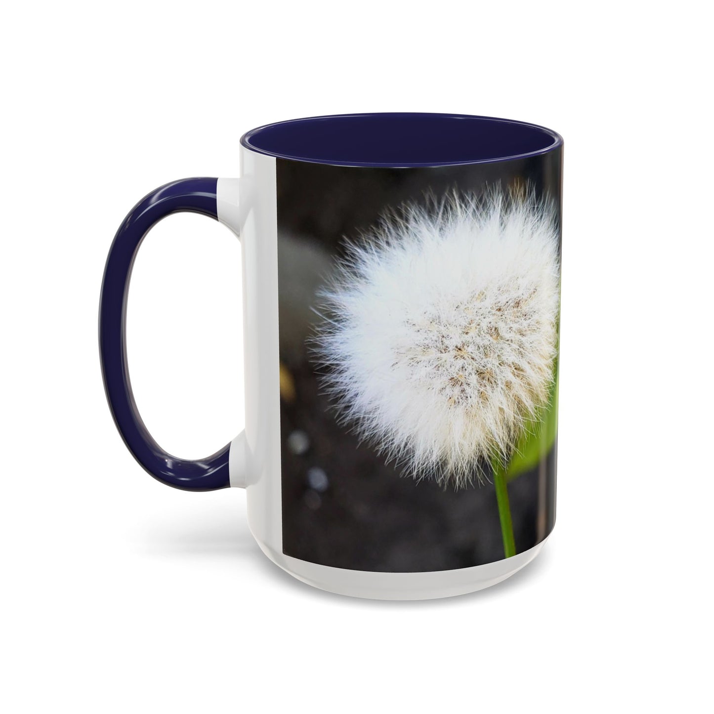 11oz/15oz Garden Themed Dandelion Flower Coffee Mug