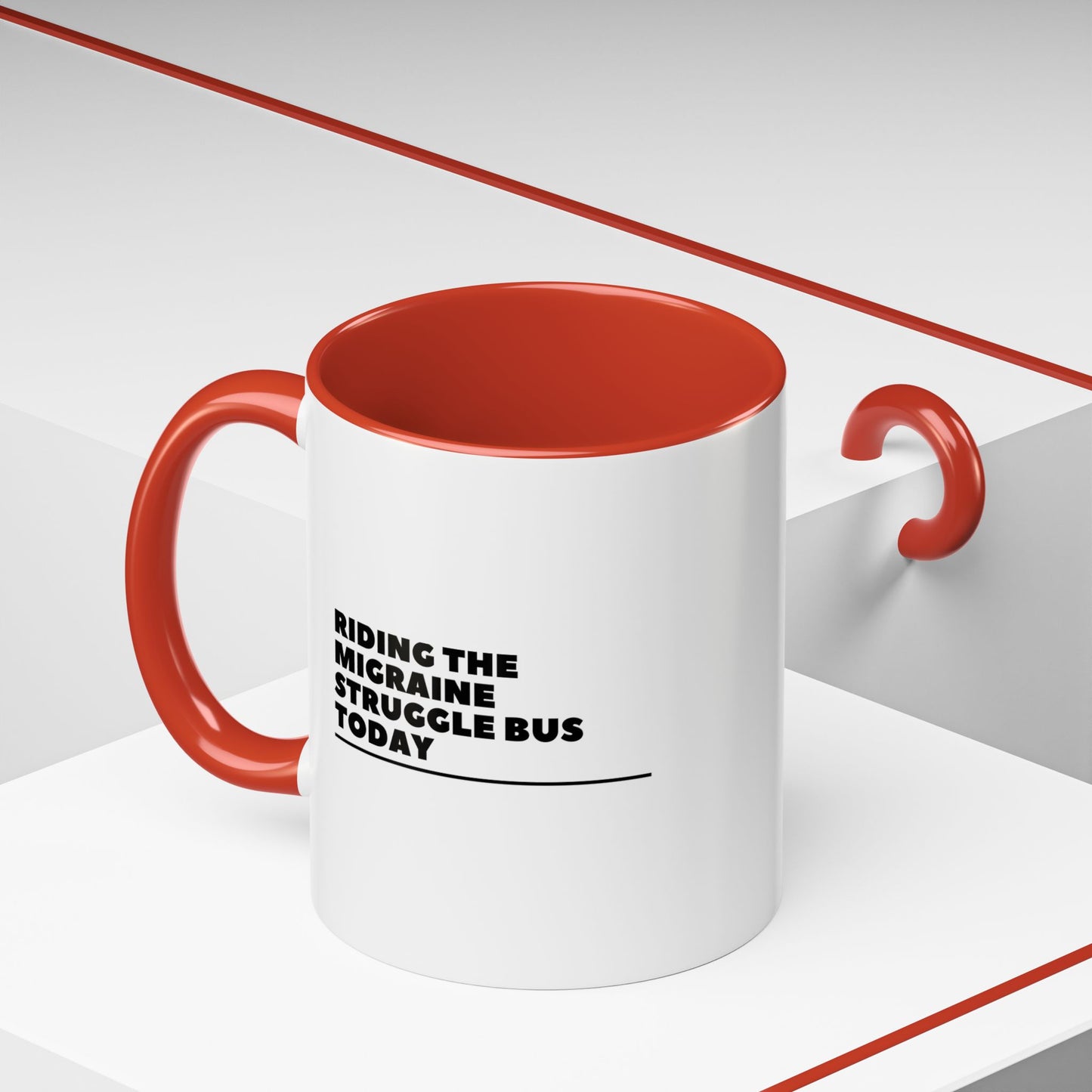 11oz/15oz Migraine Day Invisible Illness Warrior Riding The Migraine Struggle Bus Coffee Mug