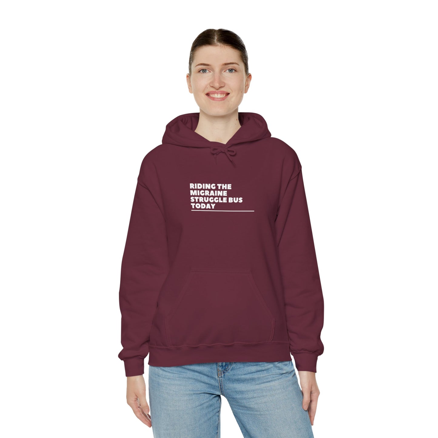 Unisex Migraine Day Invisible Illness Warrior Hooded Sweatshirt