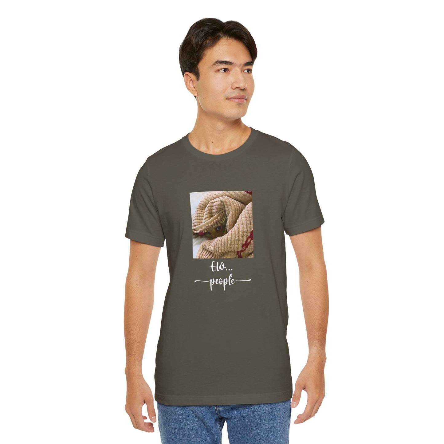 Unisex EW People Introvert Hiding Chihuahua T-Shirt