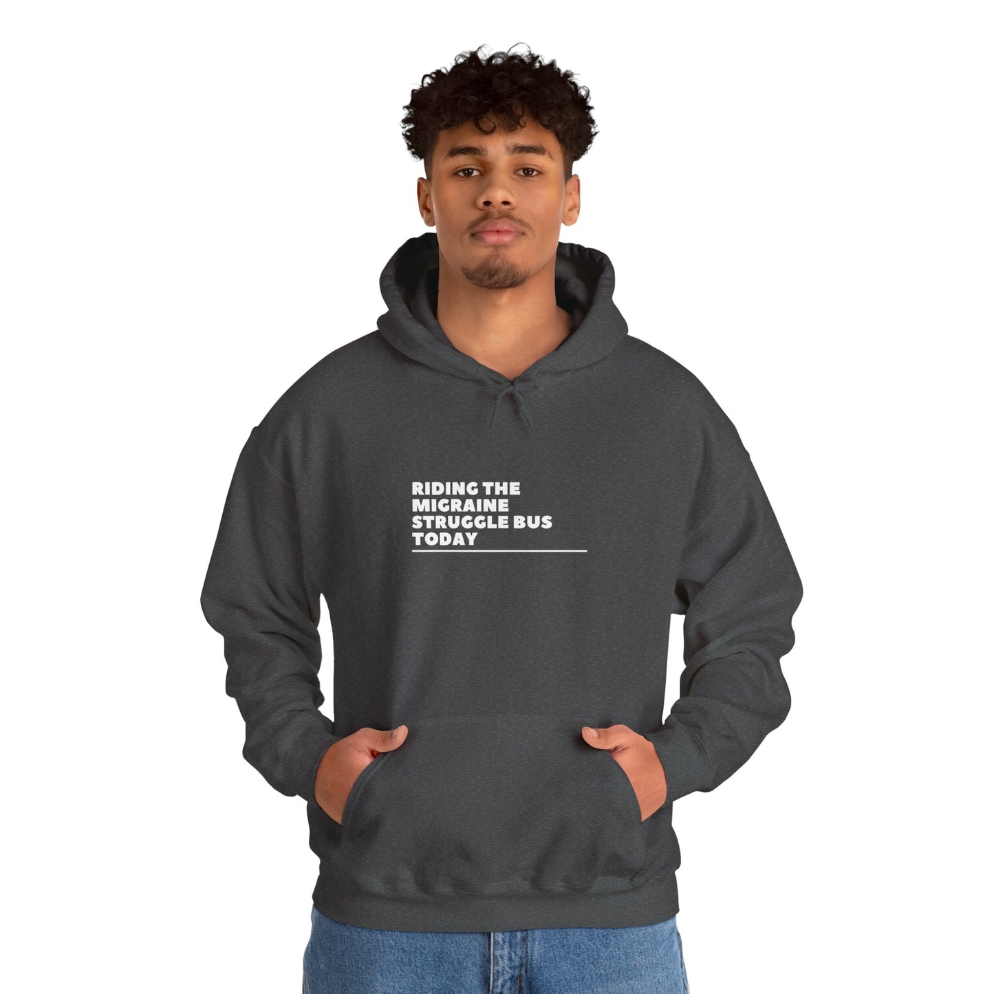 Unisex Migraine Day Invisible Illness Warrior Hooded Sweatshirt