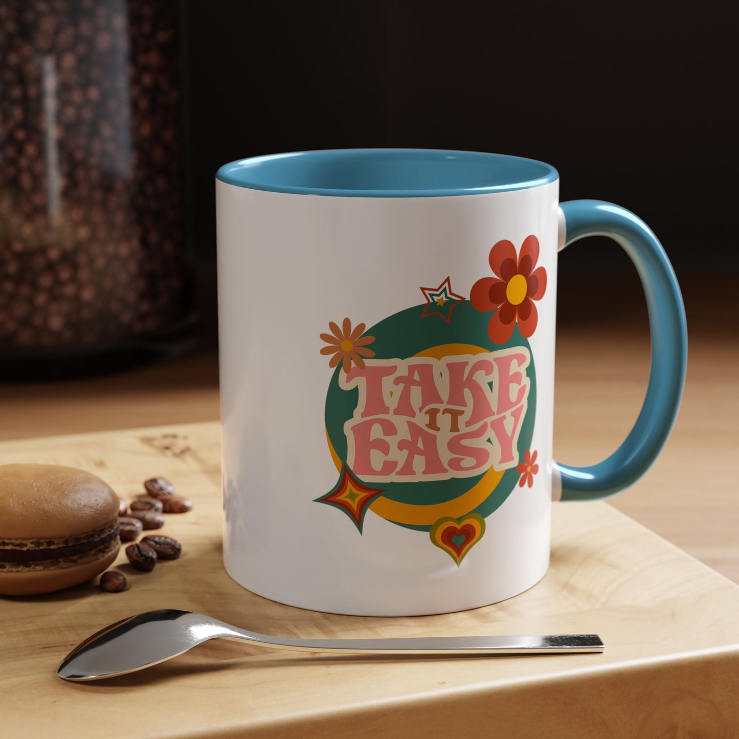 11oz/15oz Retro Vibes Take It Easy Coffee Mug
