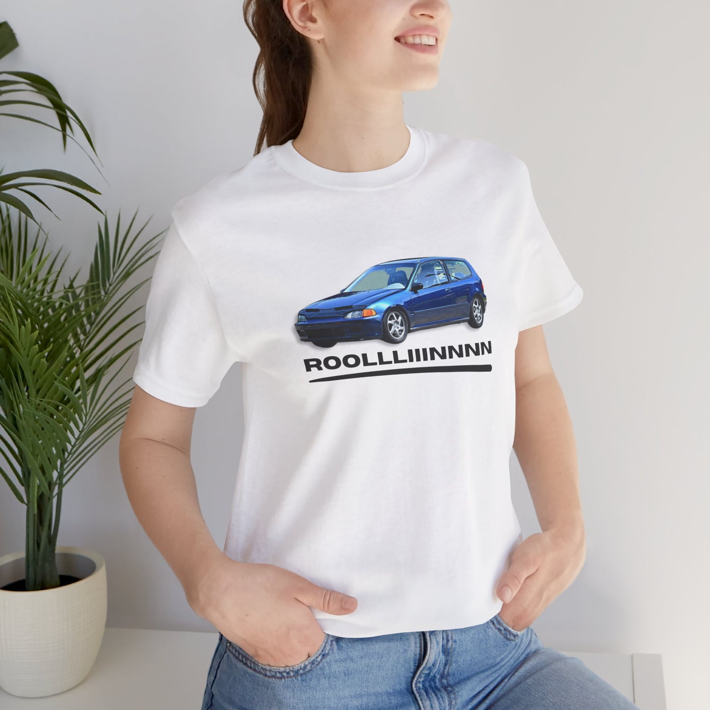 Unisex Jersey Short Sleeve Rolllllin Civic Hatchback Appreciation T-Shirt
