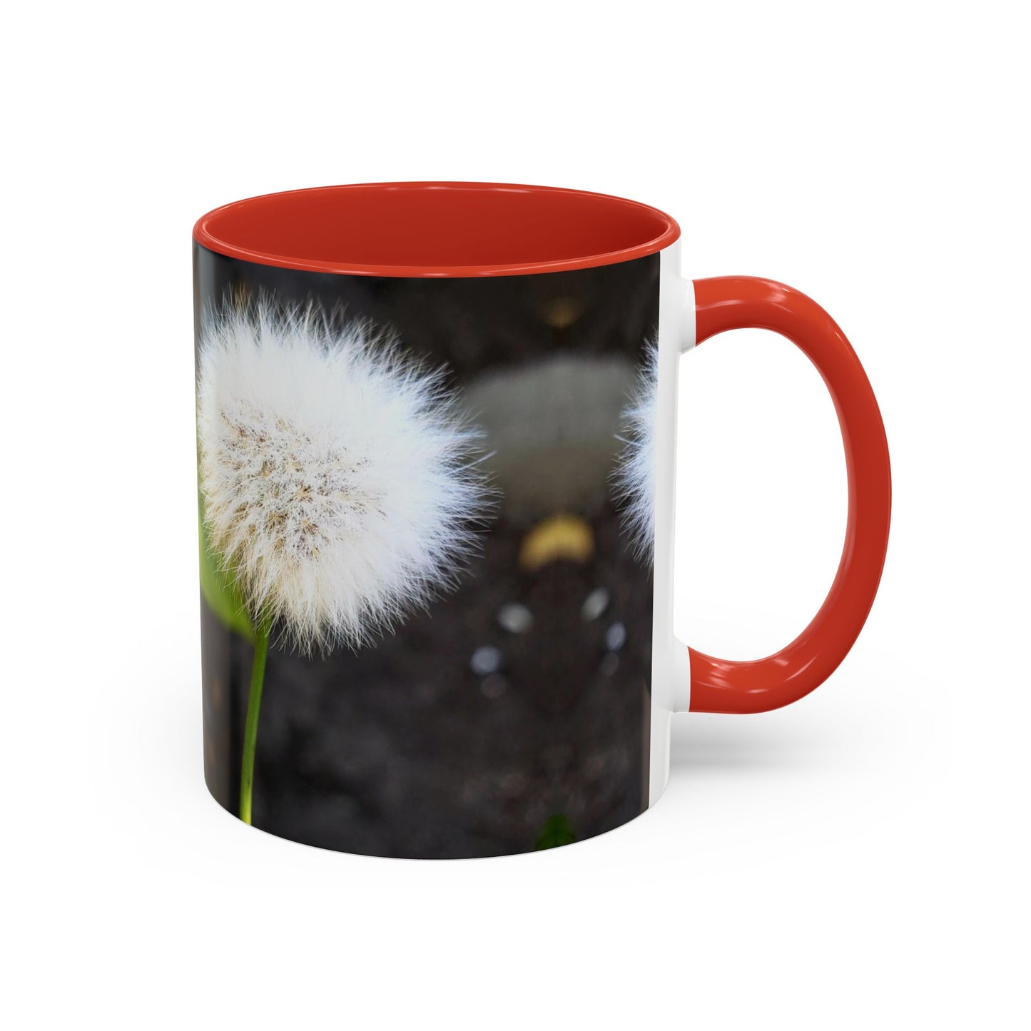 11oz/15oz Garden Themed Dandelion Flower Coffee Mug