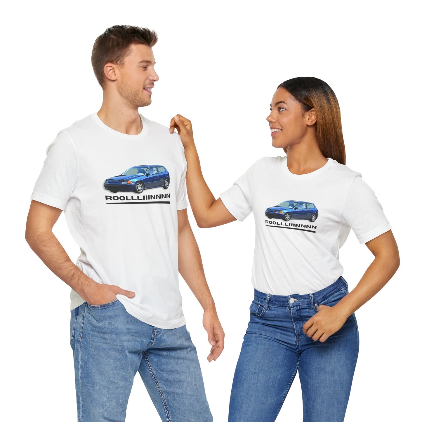 Unisex Jersey Short Sleeve Rolllllin Civic Hatchback Appreciation T-Shirt