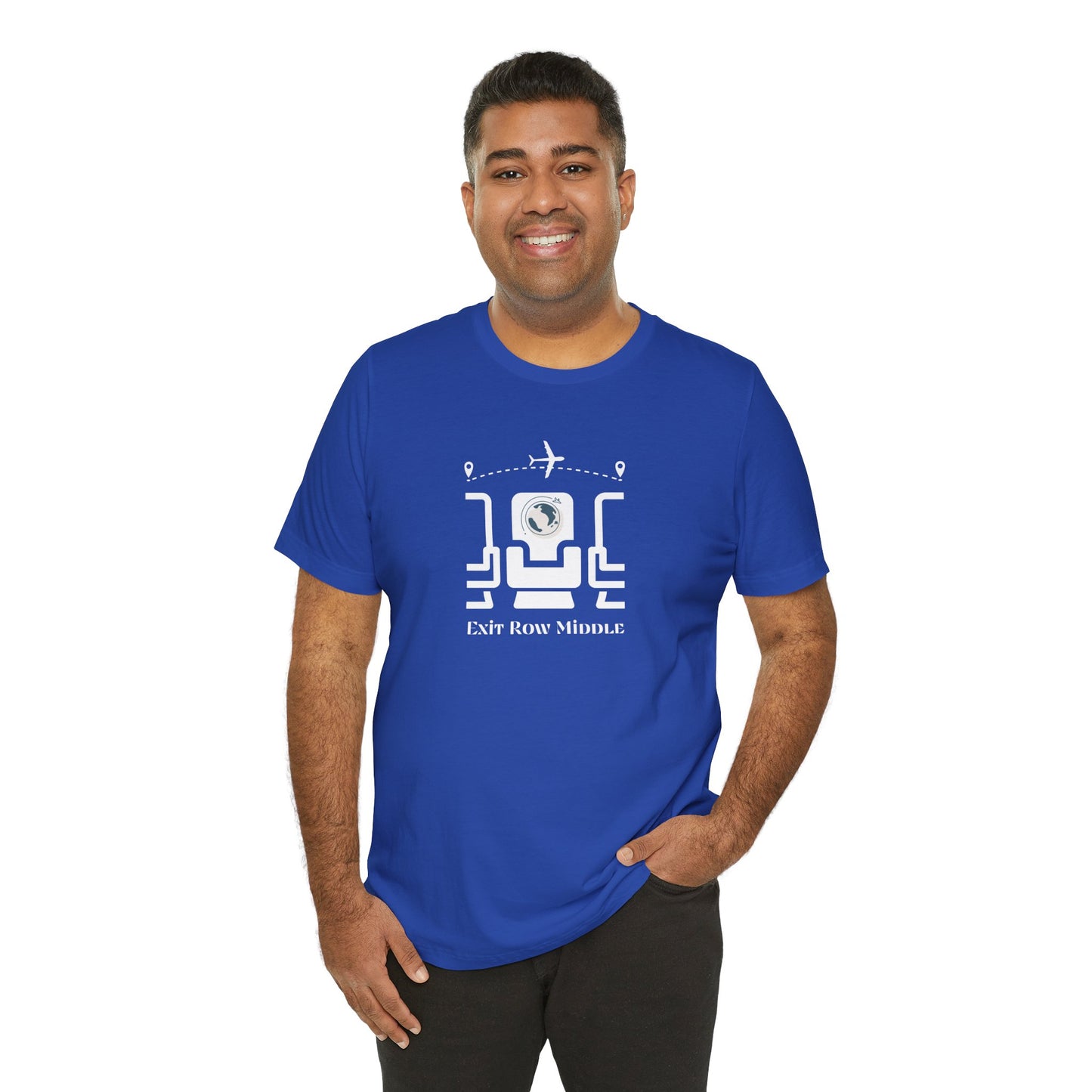 Unisex Jersey Short Sleeve Exit Row Middle Travel T-Shirt