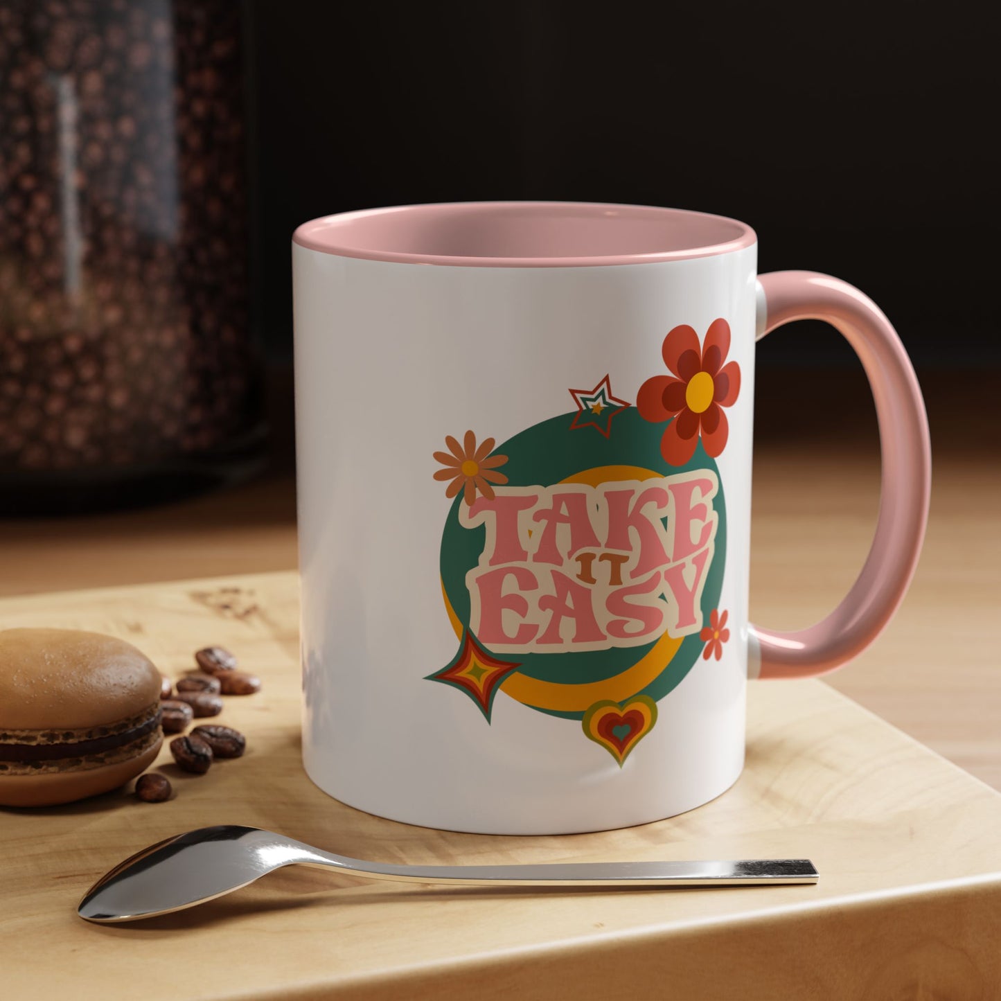11oz/15oz Retro Vibes Take It Easy Coffee Mug