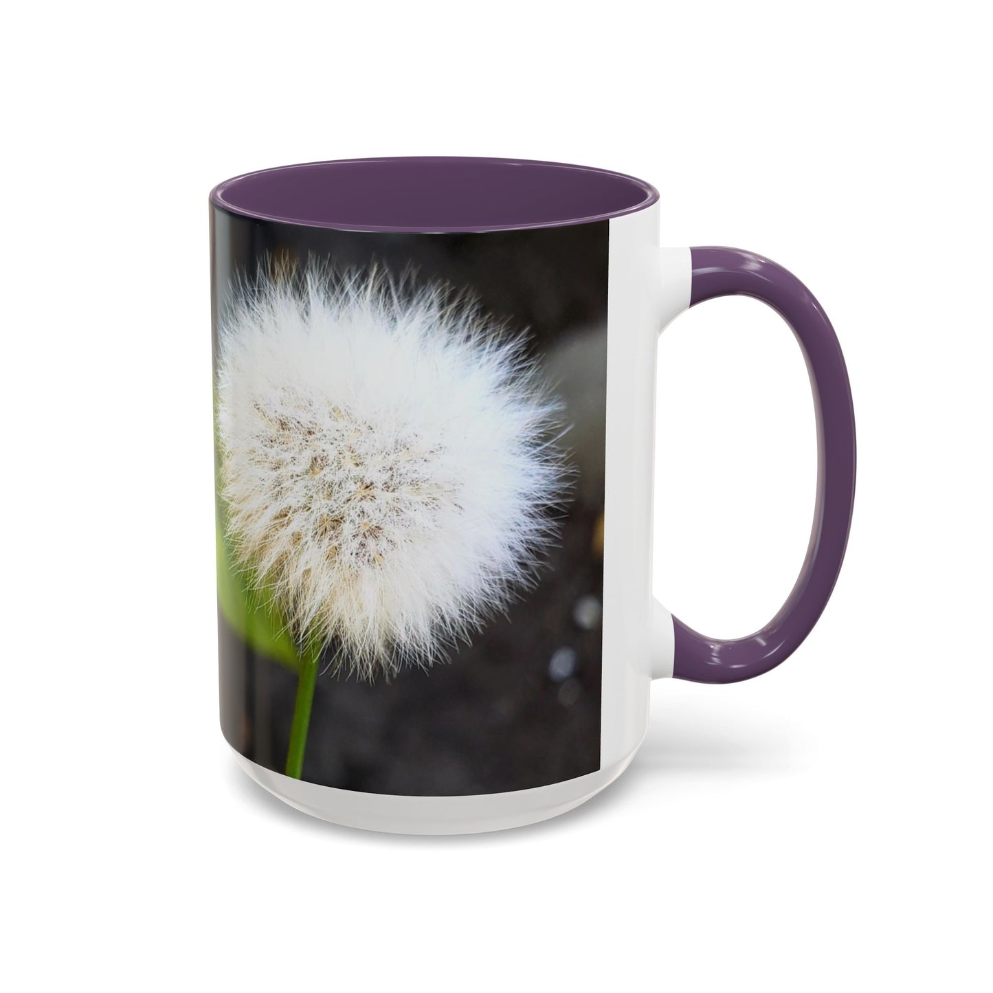 11oz/15oz Garden Themed Dandelion Flower Coffee Mug