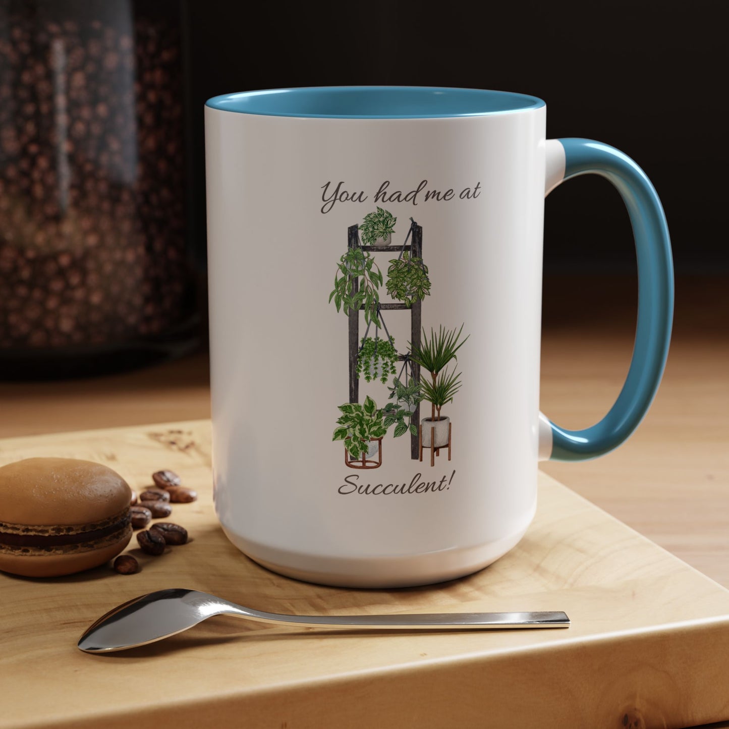 11oz/15oz Garden Themed Succulent Container Garden Plant Parent Coffee Mug