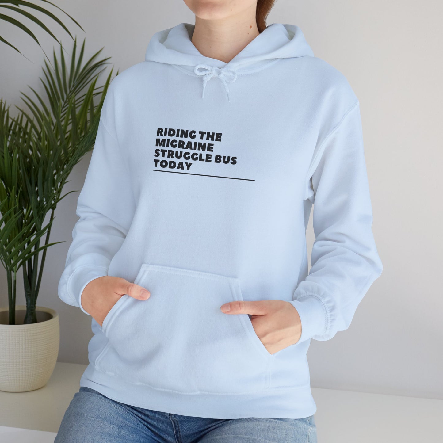Unisex Migraine Day Invisible Illness Warrior Hooded Sweatshirt