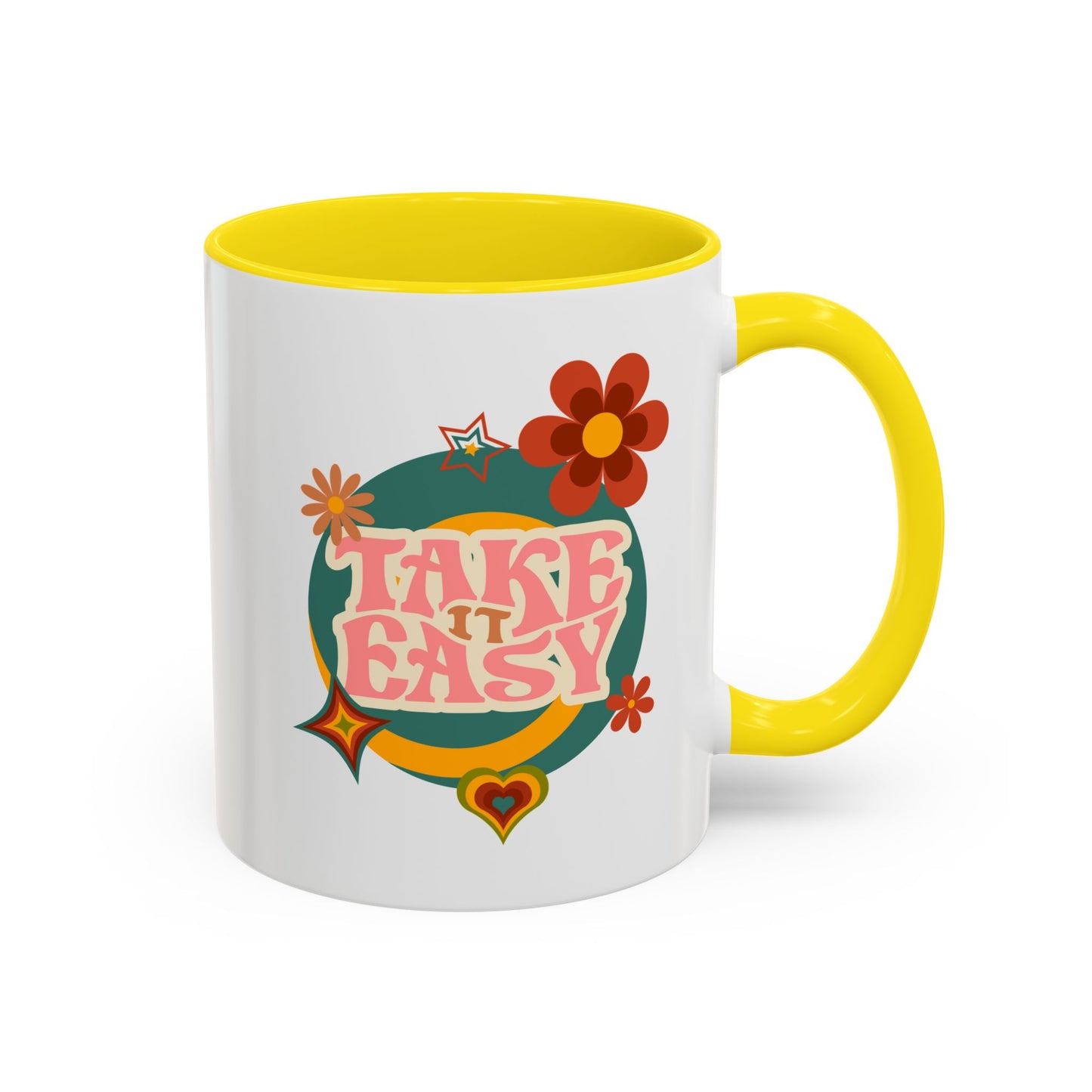 11oz/15oz Retro Vibes Take It Easy Coffee Mug