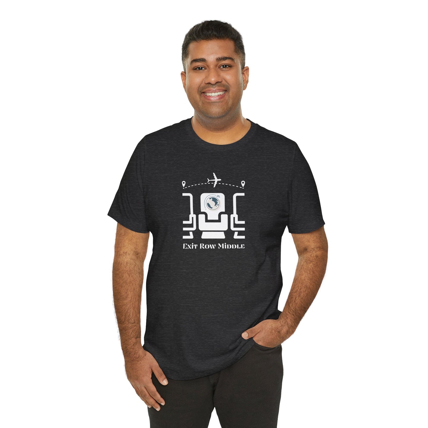 Unisex Jersey Short Sleeve Exit Row Middle Travel T-Shirt