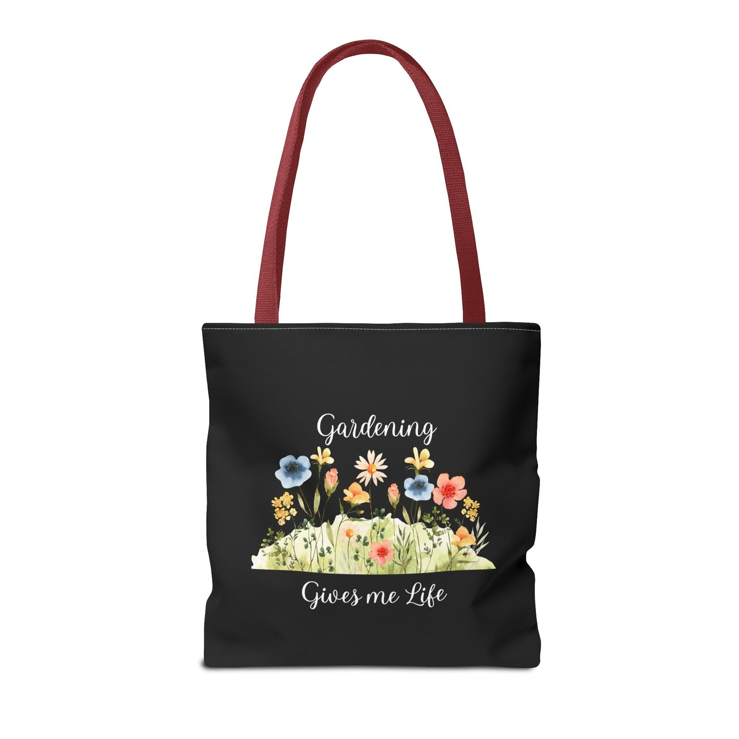 Unisex Gardening Gives Me Life Tote Bag - Black