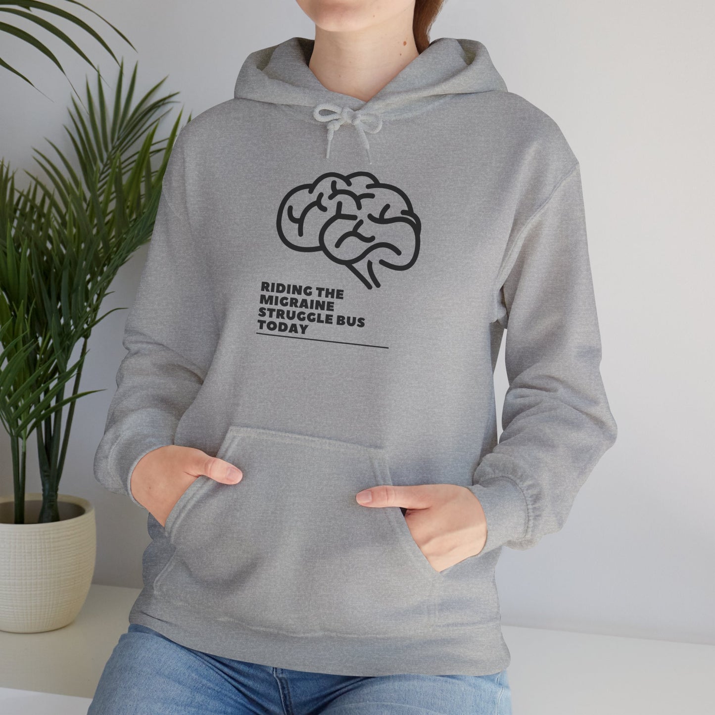 Migraine Day Invisible Illness Warrior Hooded Sweatshirt