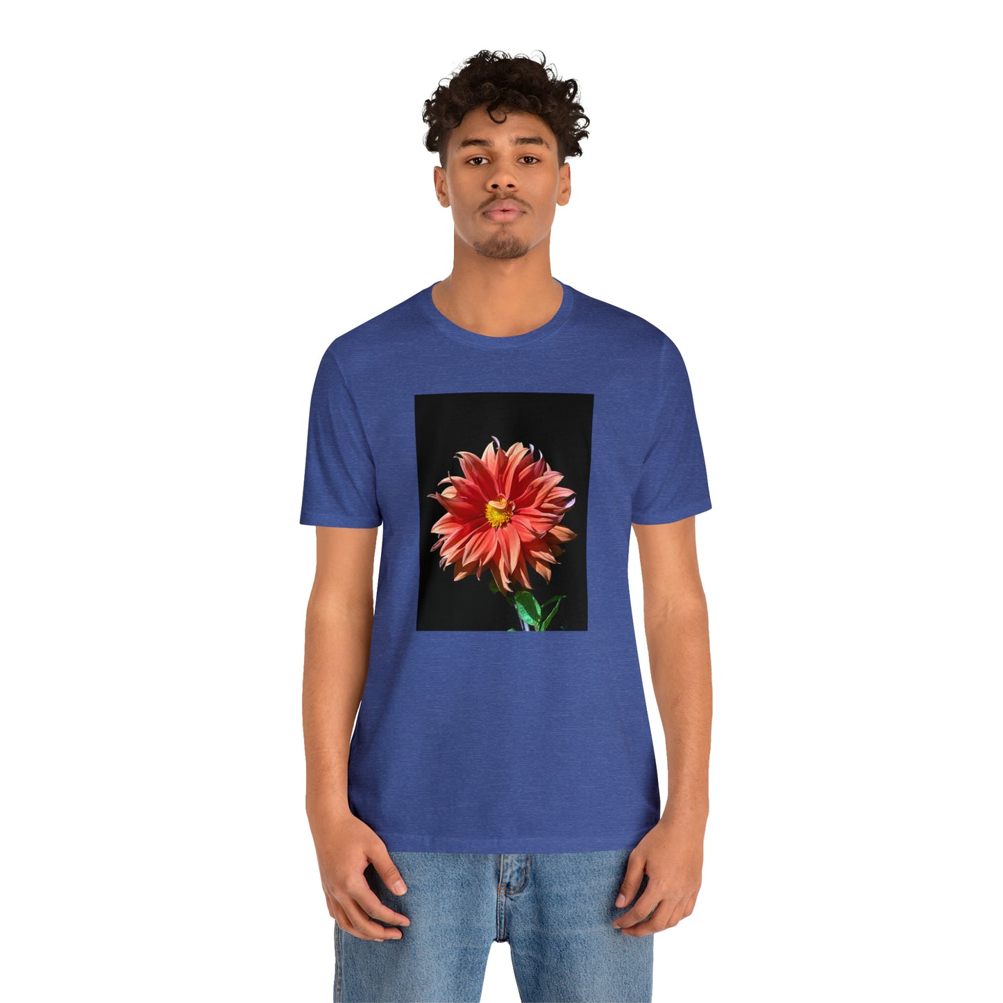 Unisex Jersey Short Sleeve Dahlia Flower T-Shirt