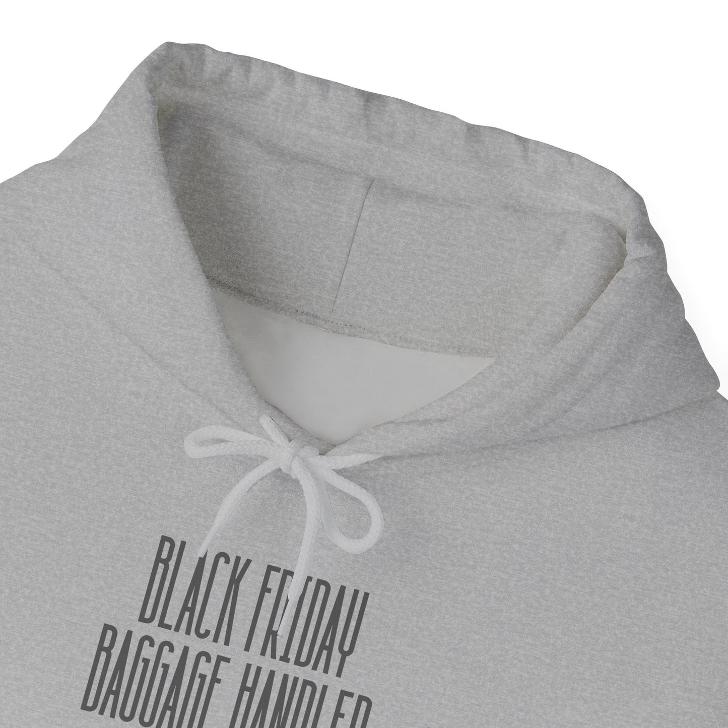 Unisex Heavy Blend™ Black Friday Christmas Sales Baggage Handler Shopping Sales Hooded Sweatshirt