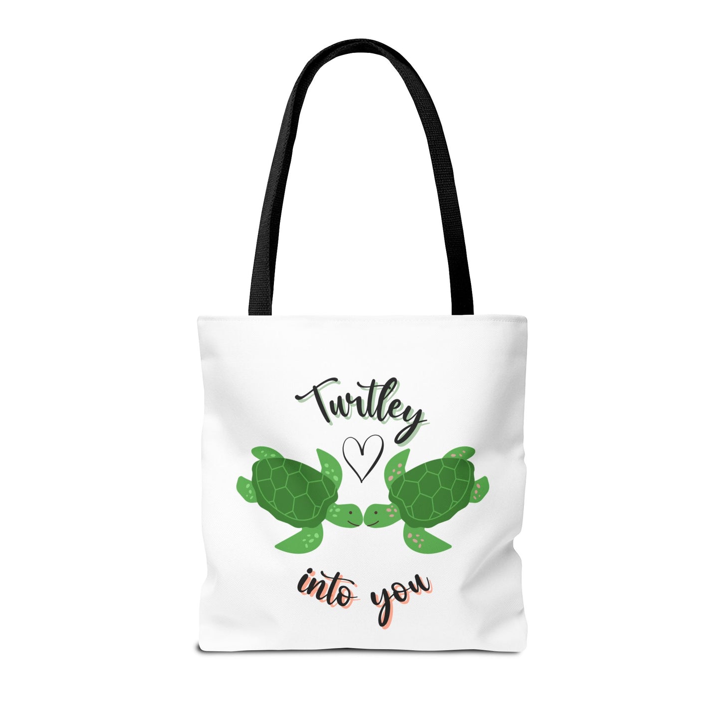 Unisex Cute Turtle Lover Turtley Into You Tote Bag
