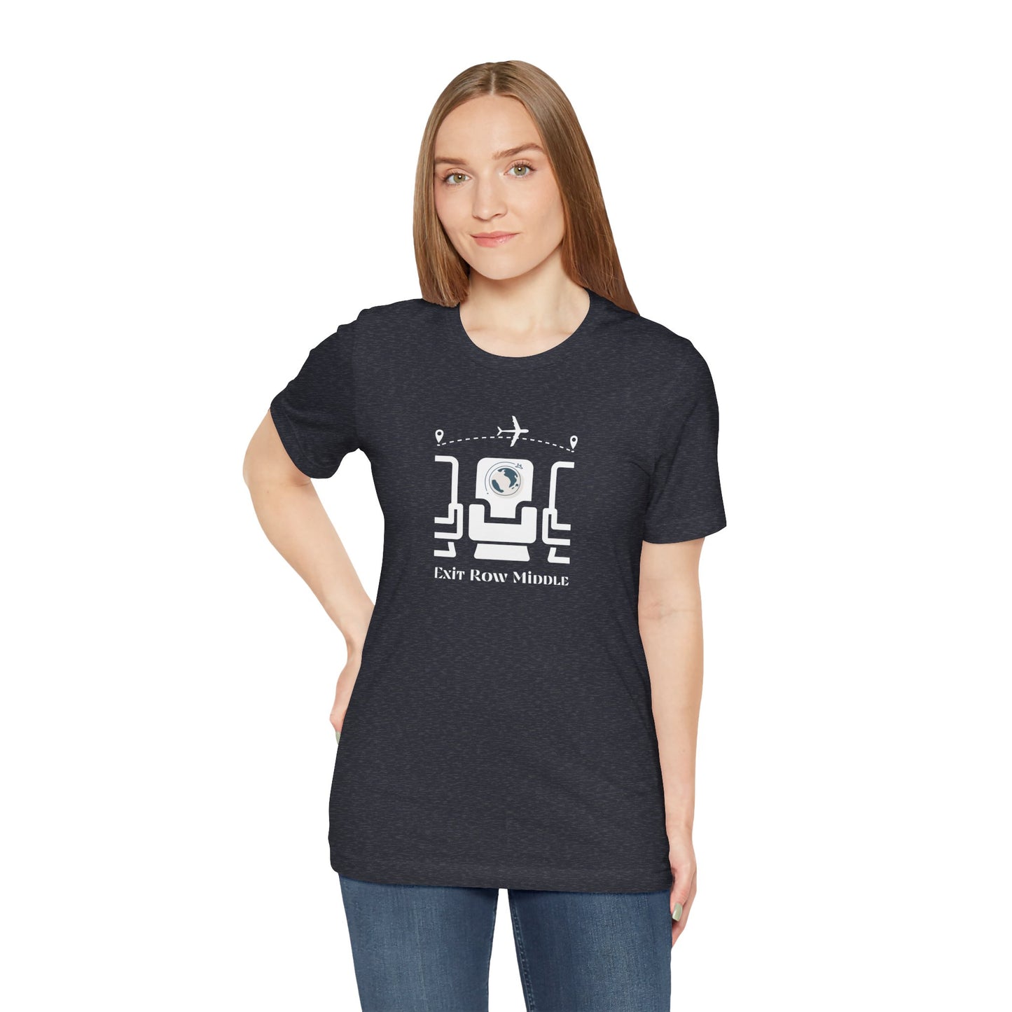 Unisex Jersey Short Sleeve Exit Row Middle Travel T-Shirt
