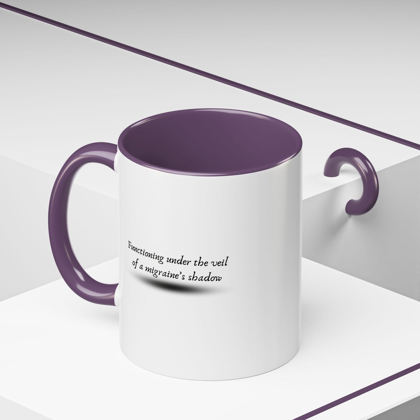 11oz/15oz Migraine Day Invisible Illness Warrior Functioning Under The Veil of a Migraines Shadow Coffee Mug