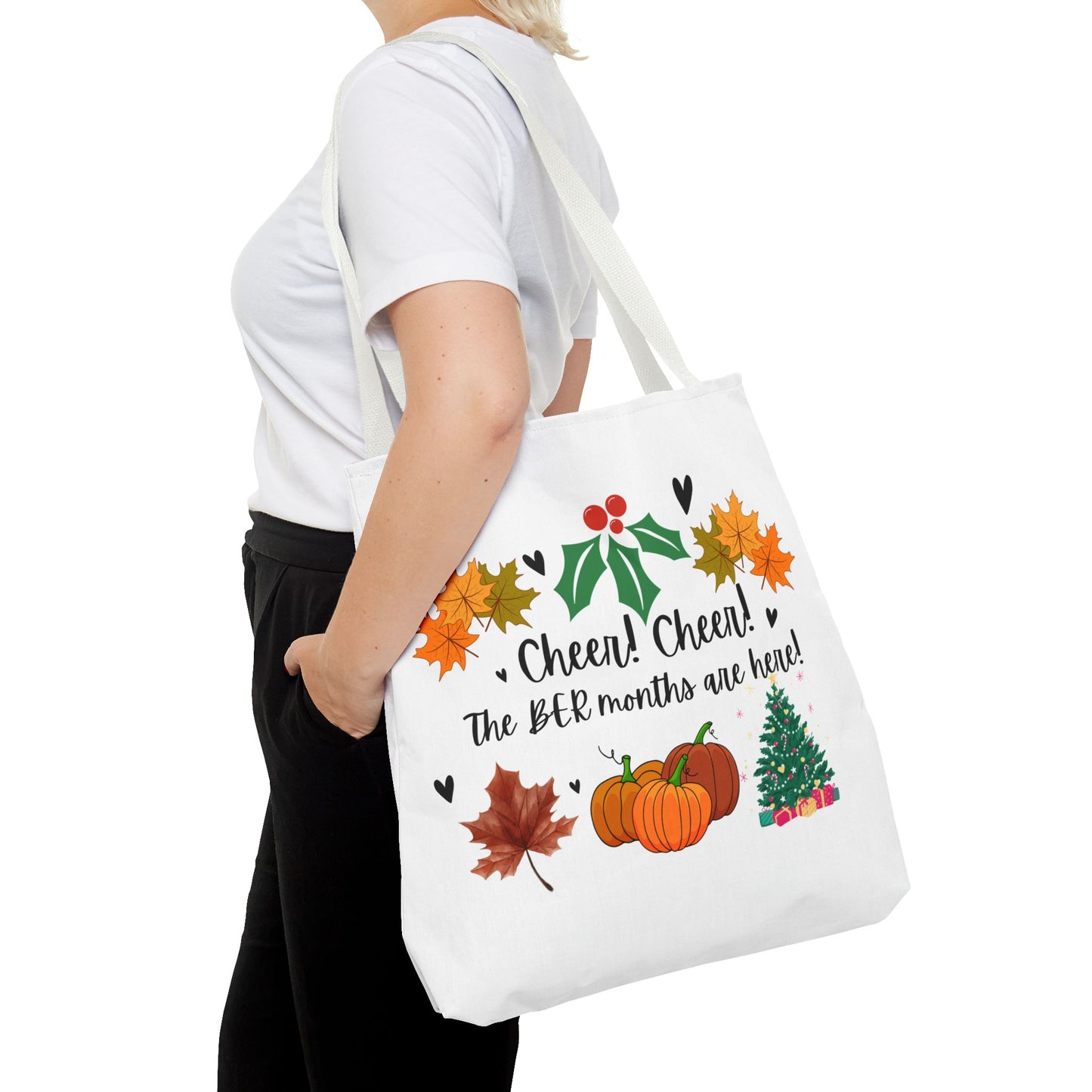 Unisex BER Months Tote Bag Autumn Fall September October November December Tote Bag Favorite Months Tote Bag
