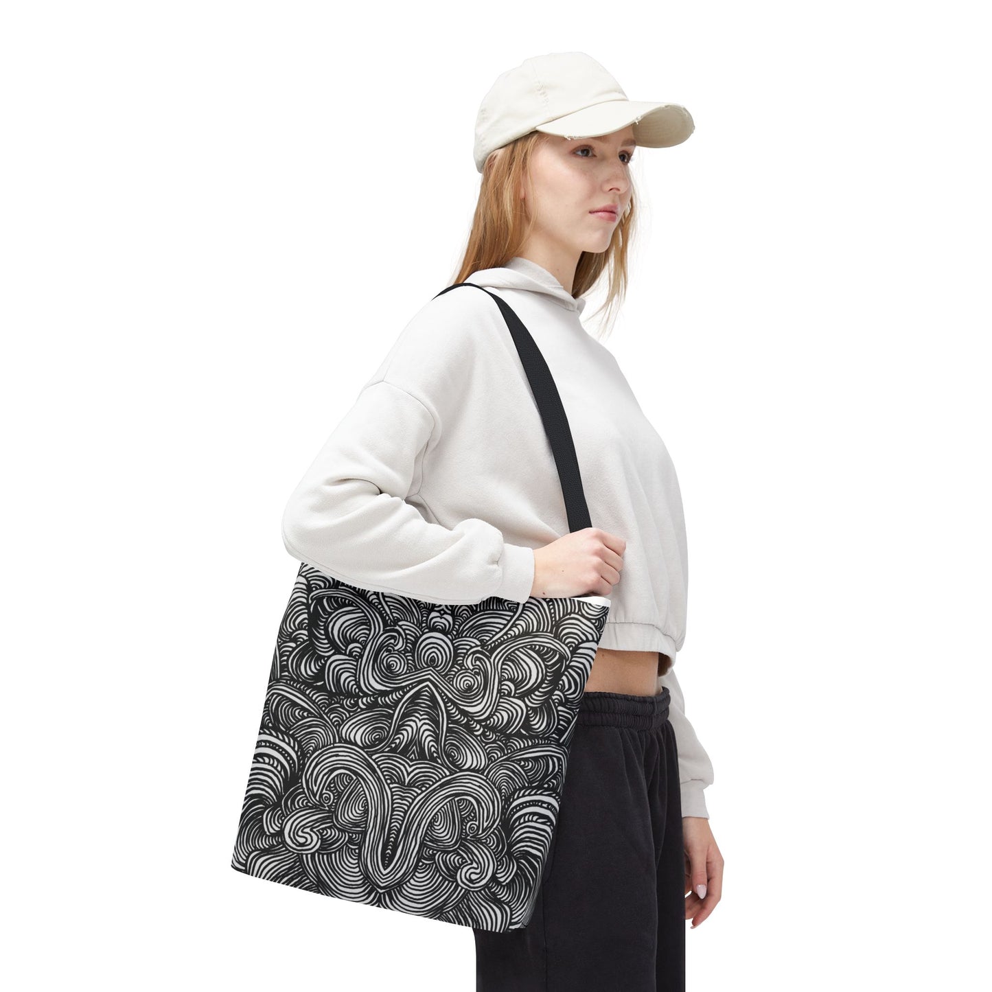 Unisex Original Line Art All Over Print Tote Bag - Mirage