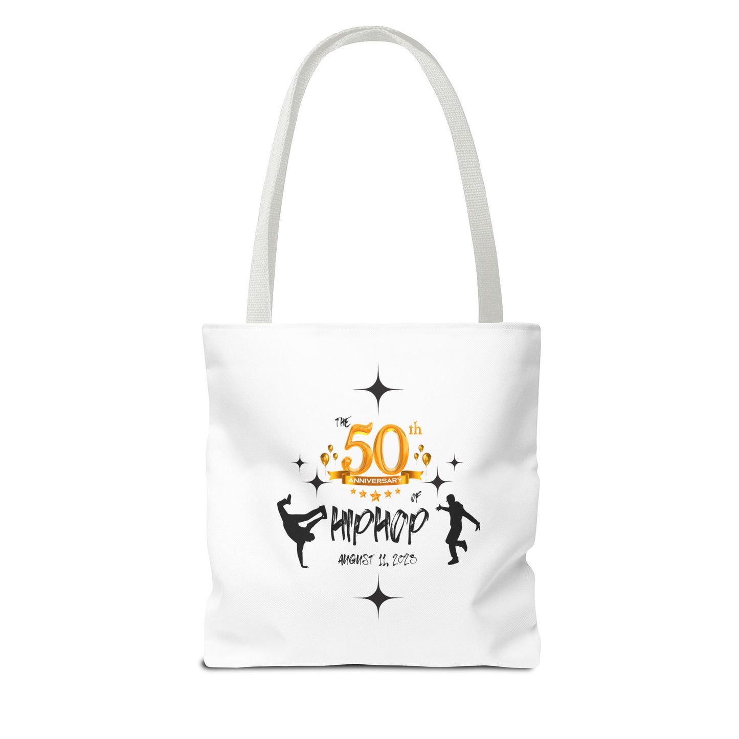Unisex 50th Anniversary of HipHop August 11, 2023 Commemorative Tote Bag HipHop Anniversary Tote Music Fan Tote Bag Gift For DJ Music Lover