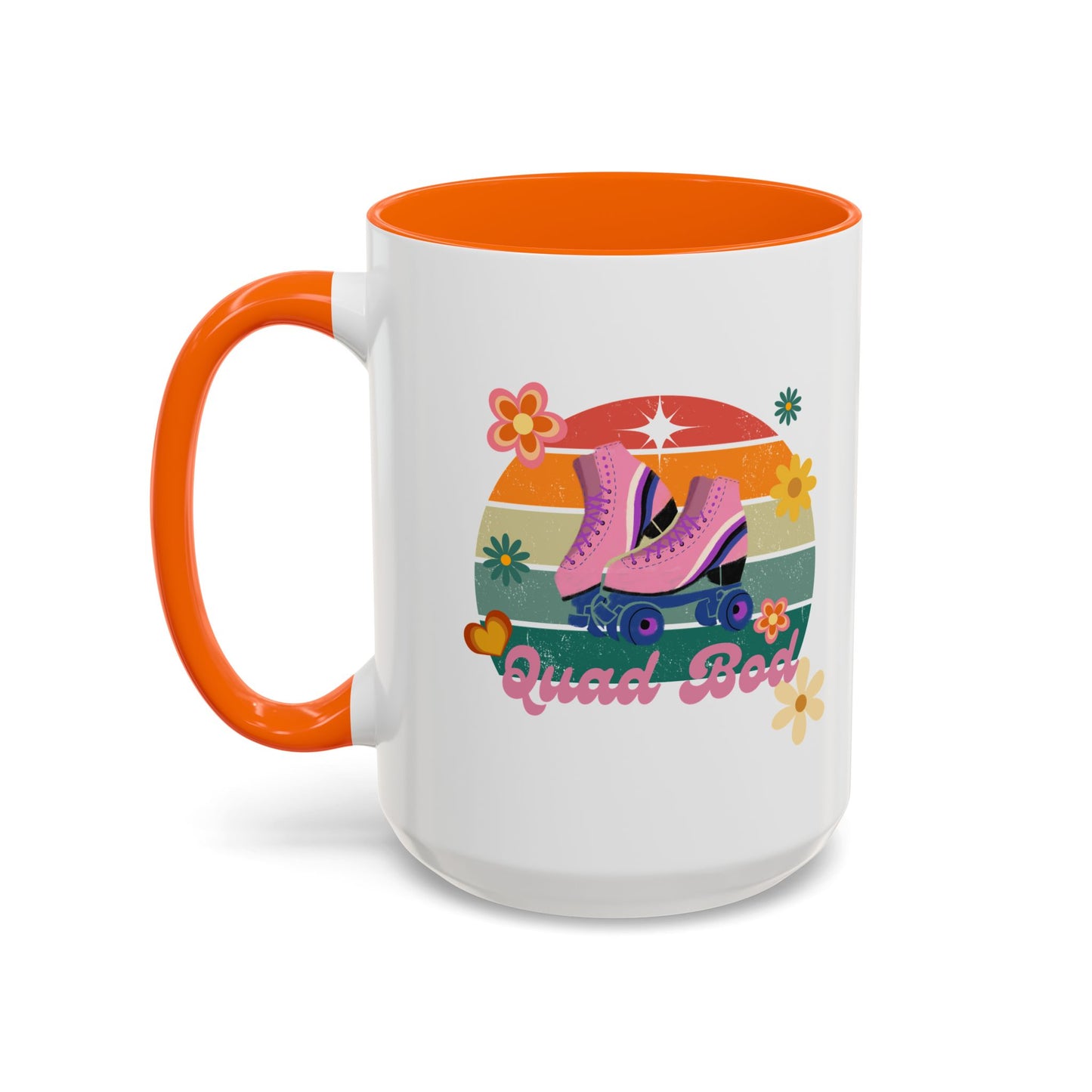 11oz/15oz Retro Vibes Roller Skate Quad Bod Coffee Mug