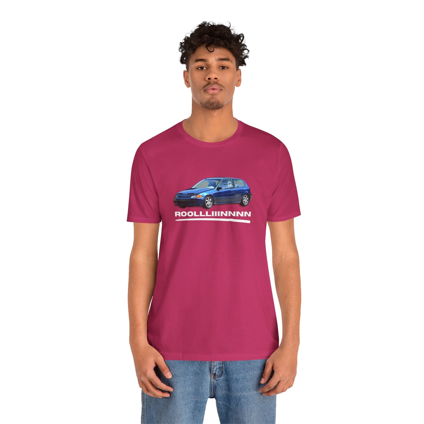 Unisex Jersey Short Sleeve Rolllllin Civic Hatchback Appreciation T-Shirt