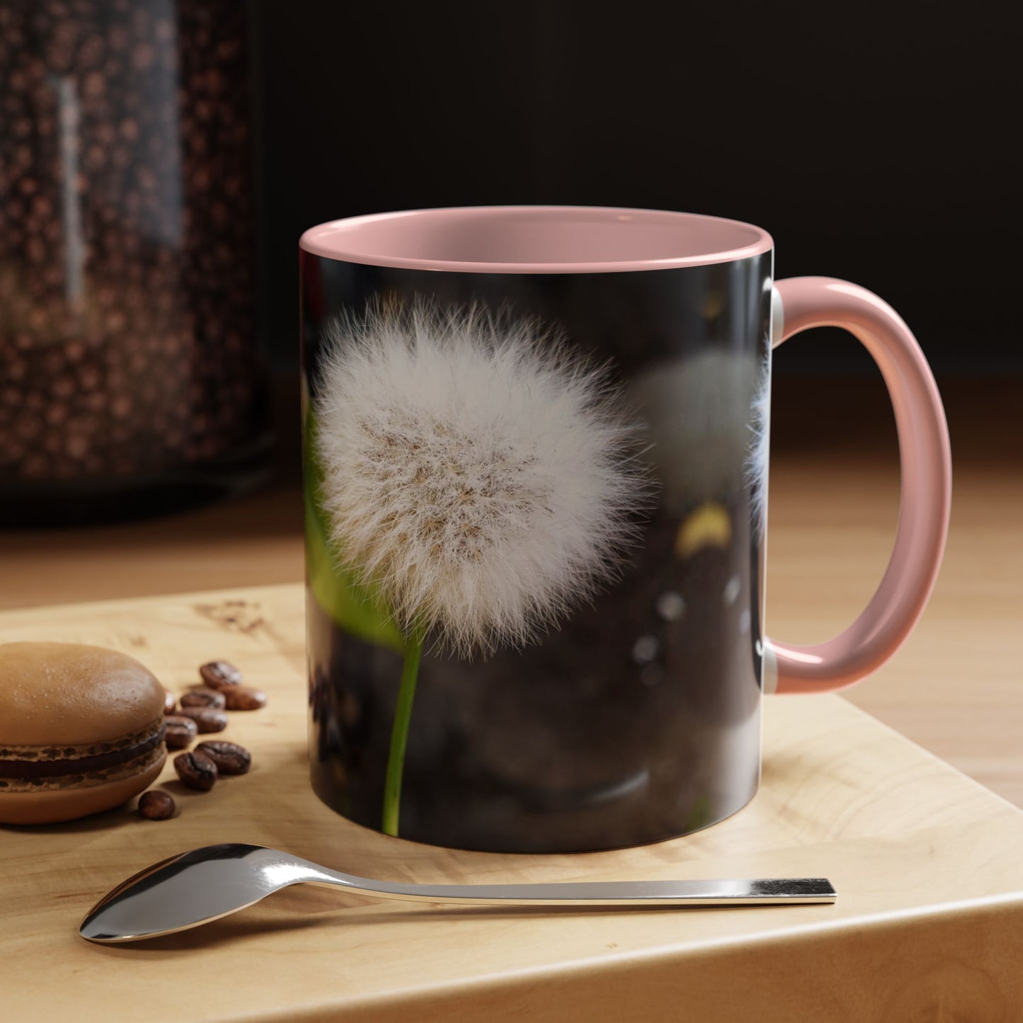 11oz/15oz Garden Themed Dandelion Flower Coffee Mug