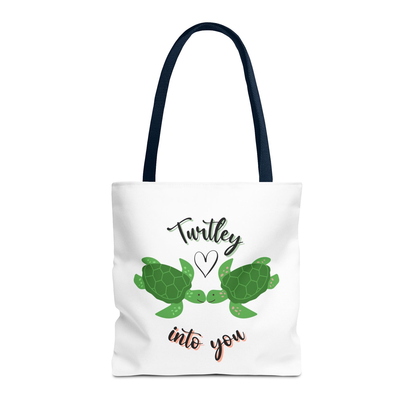 Unisex Cute Turtle Lover Turtley Into You Tote Bag
