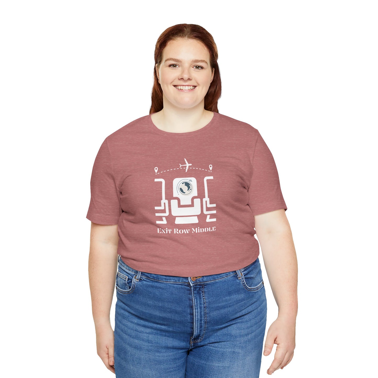 Unisex Jersey Short Sleeve Exit Row Middle Travel T-Shirt