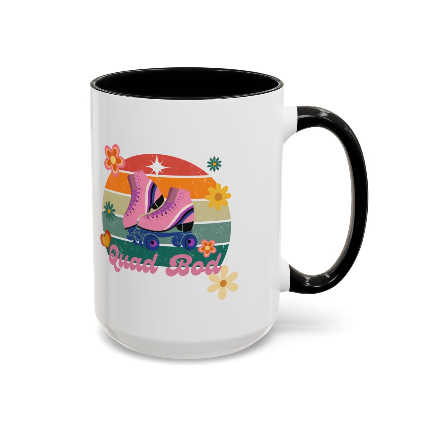 11oz/15oz Retro Vibes Roller Skate Quad Bod Coffee Mug