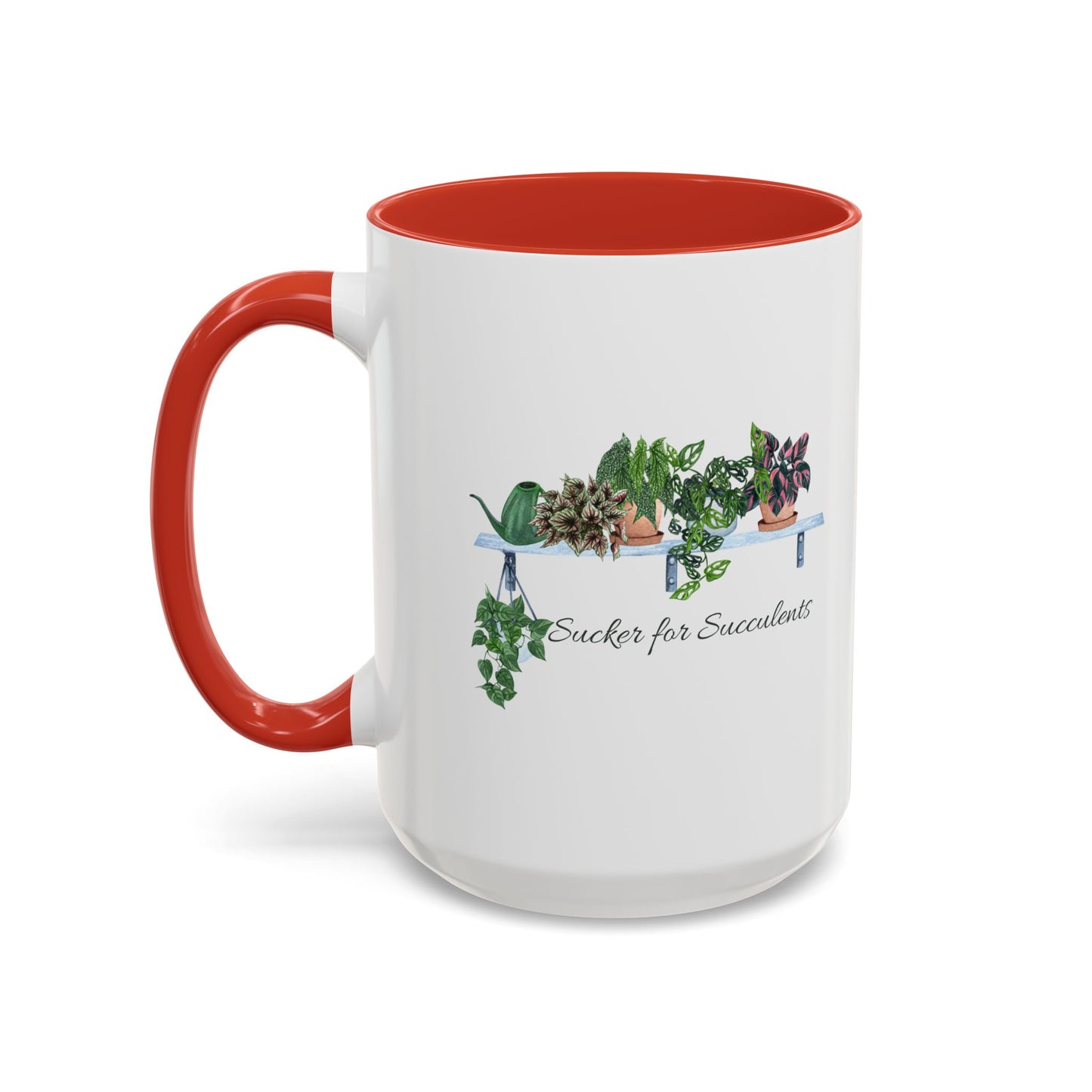 11oz/15oz Garden Themed Coffee Mug Sucker for Succulents
