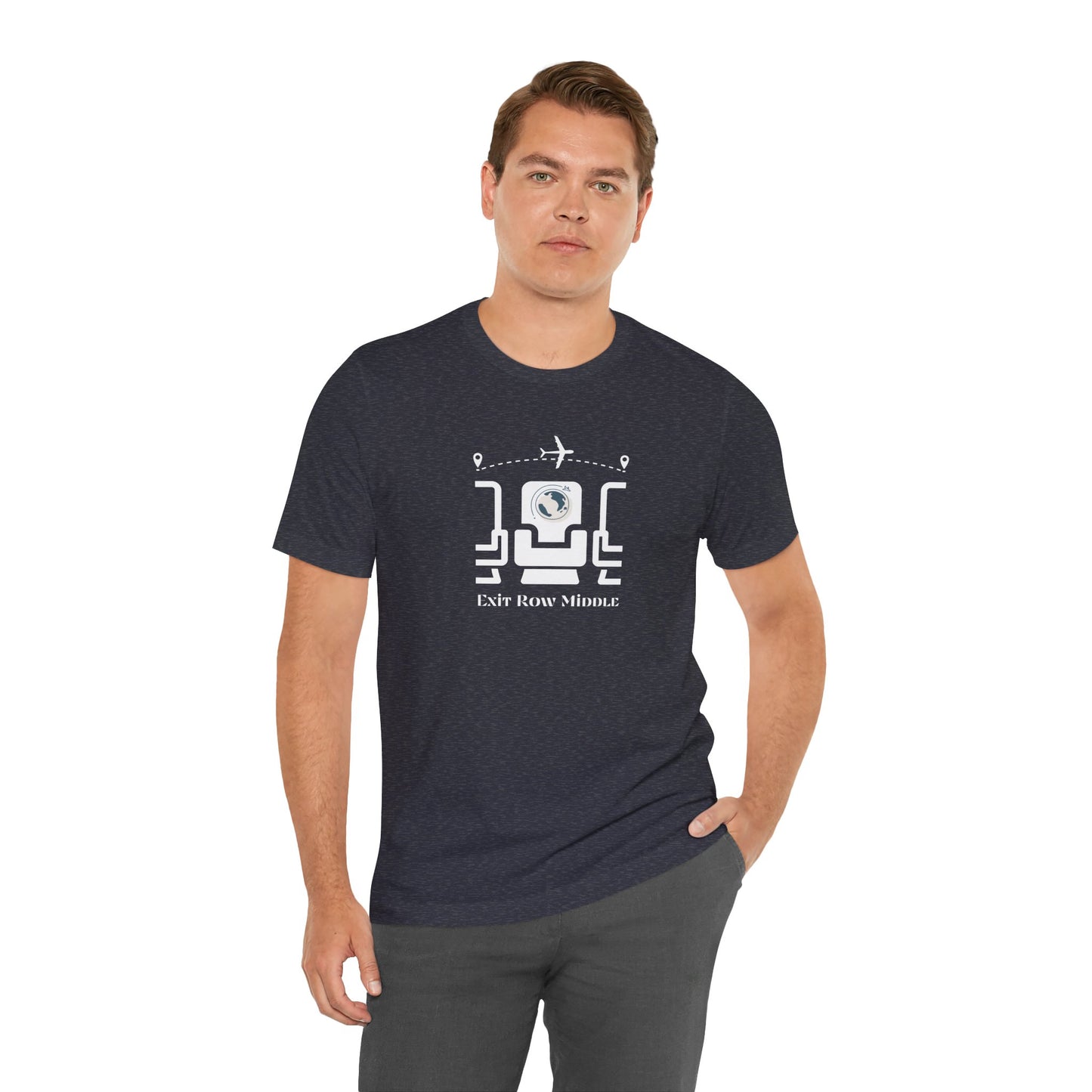 Unisex Jersey Short Sleeve Exit Row Middle Travel T-Shirt