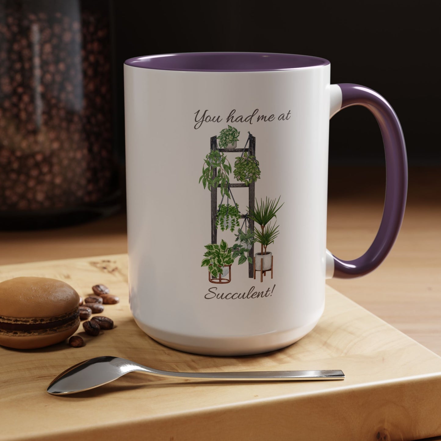 11oz/15oz Garden Themed Succulent Container Garden Plant Parent Coffee Mug